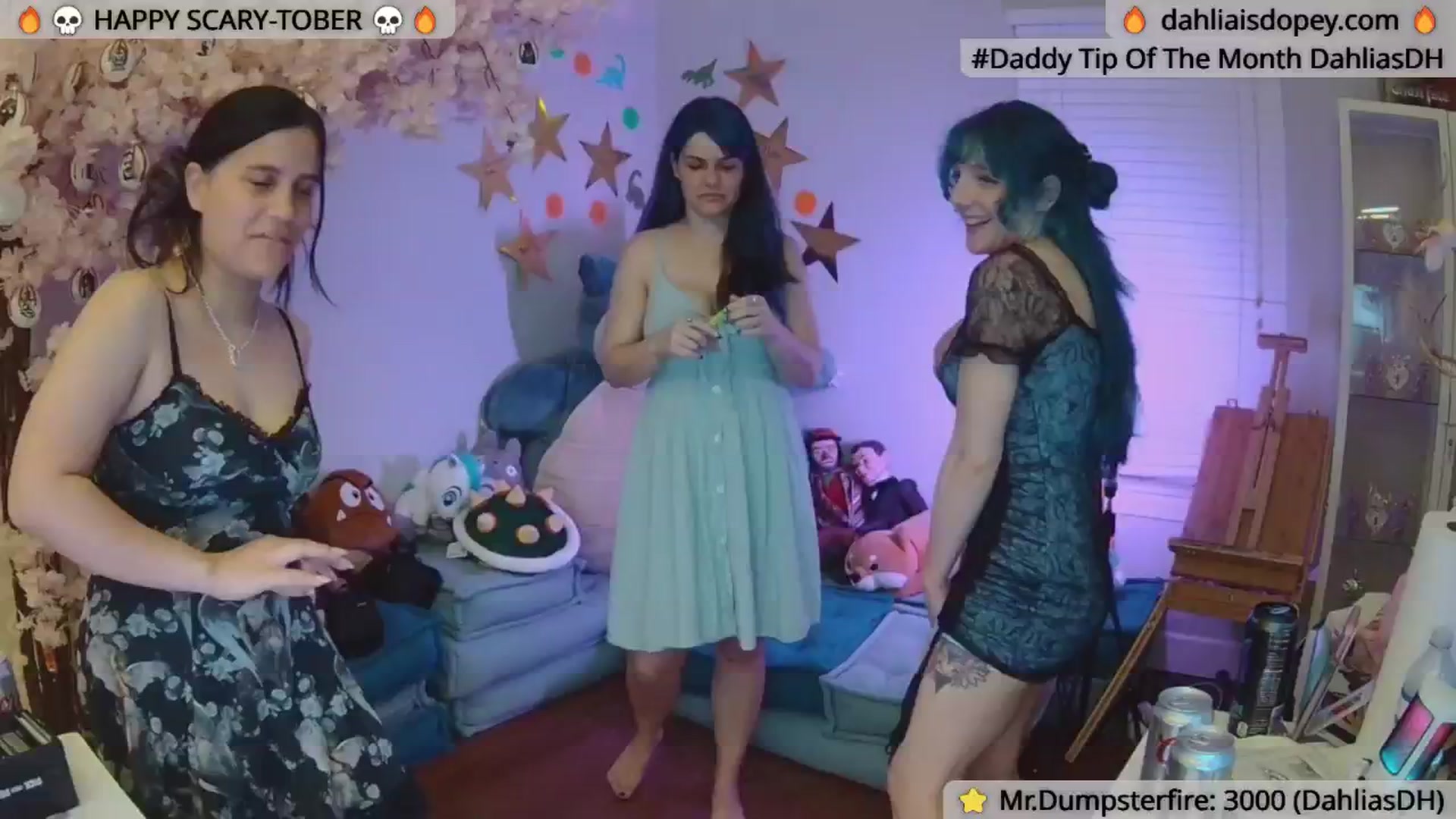 Gallery image thumbnail from DahliaIsDopey's myfreecams stream on, 10/30/2024, 05:09 image 9 of 20