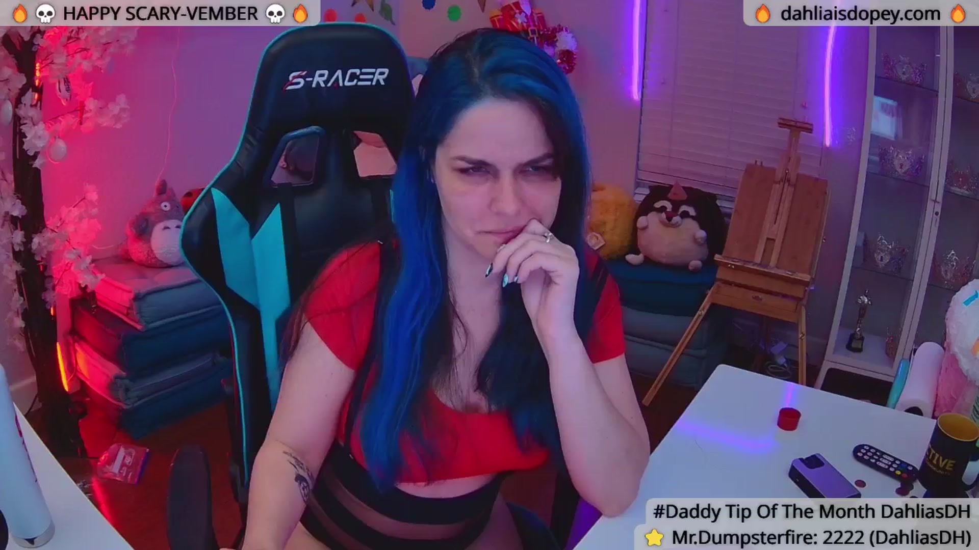 Gallery image thumbnail from DahliaIsDopey's myfreecams stream on, 11/28/2024, 02:58 image 8 of 20