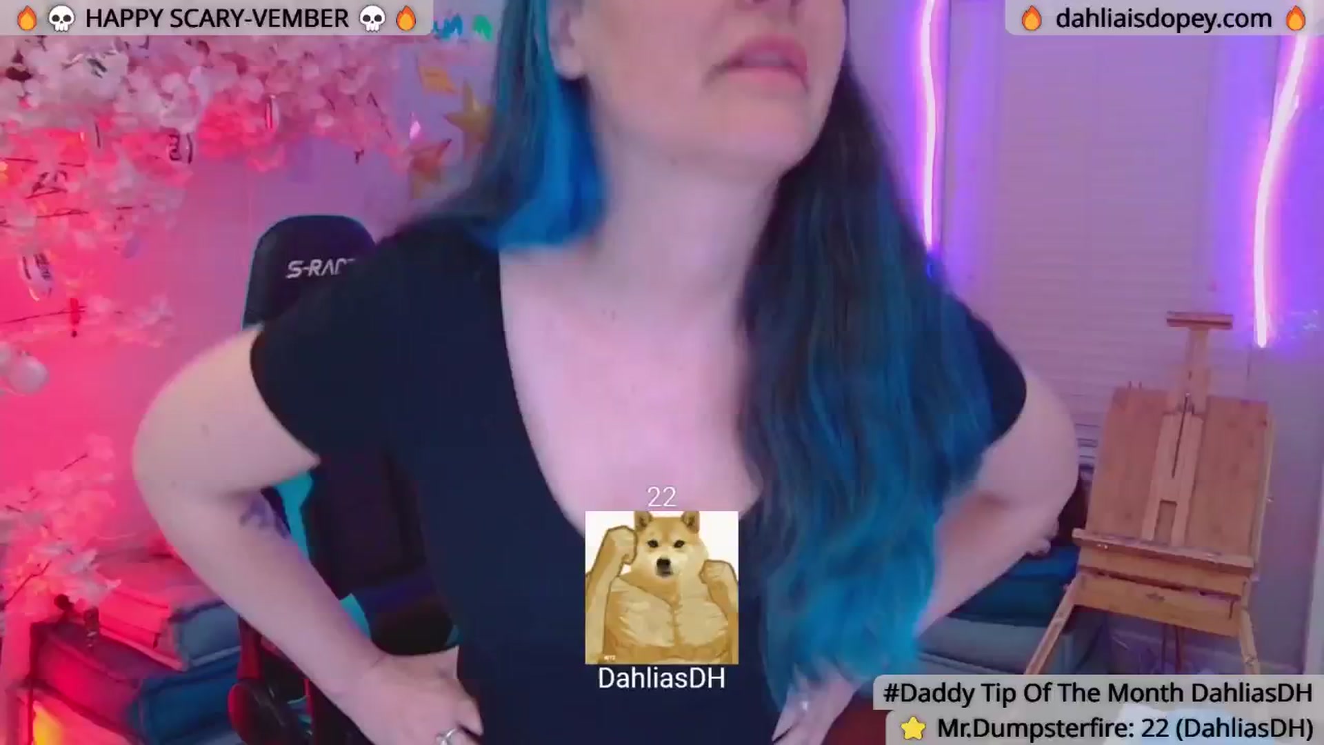 Gallery image thumbnail from DahliaIsDopey's myfreecams stream on, 12/03/2024, 04:43 image 3 of 20