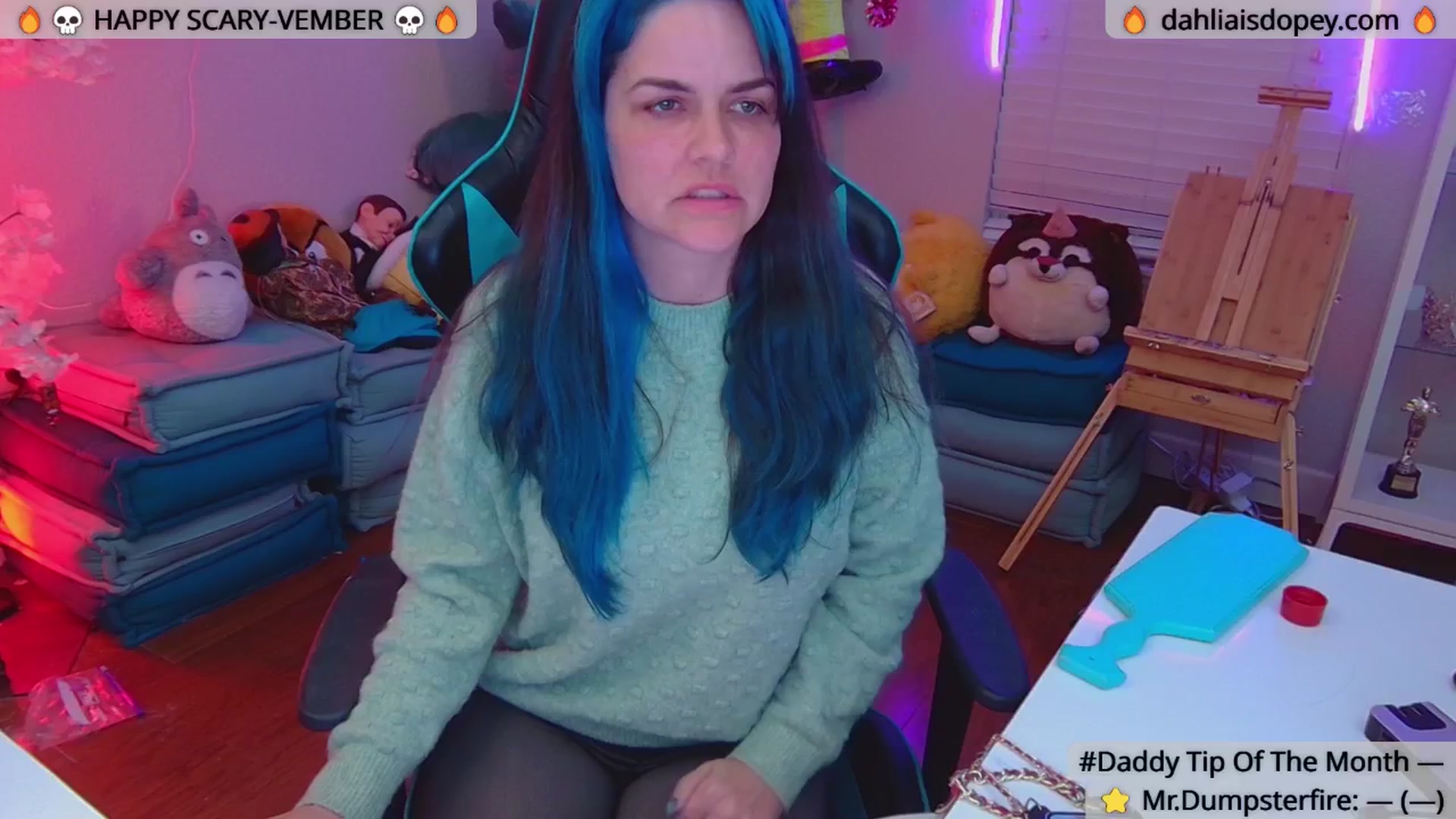 Gallery image thumbnail from DahliaIsDopey's myfreecams stream on, 12/03/2024, 04:43 image 1 of 20