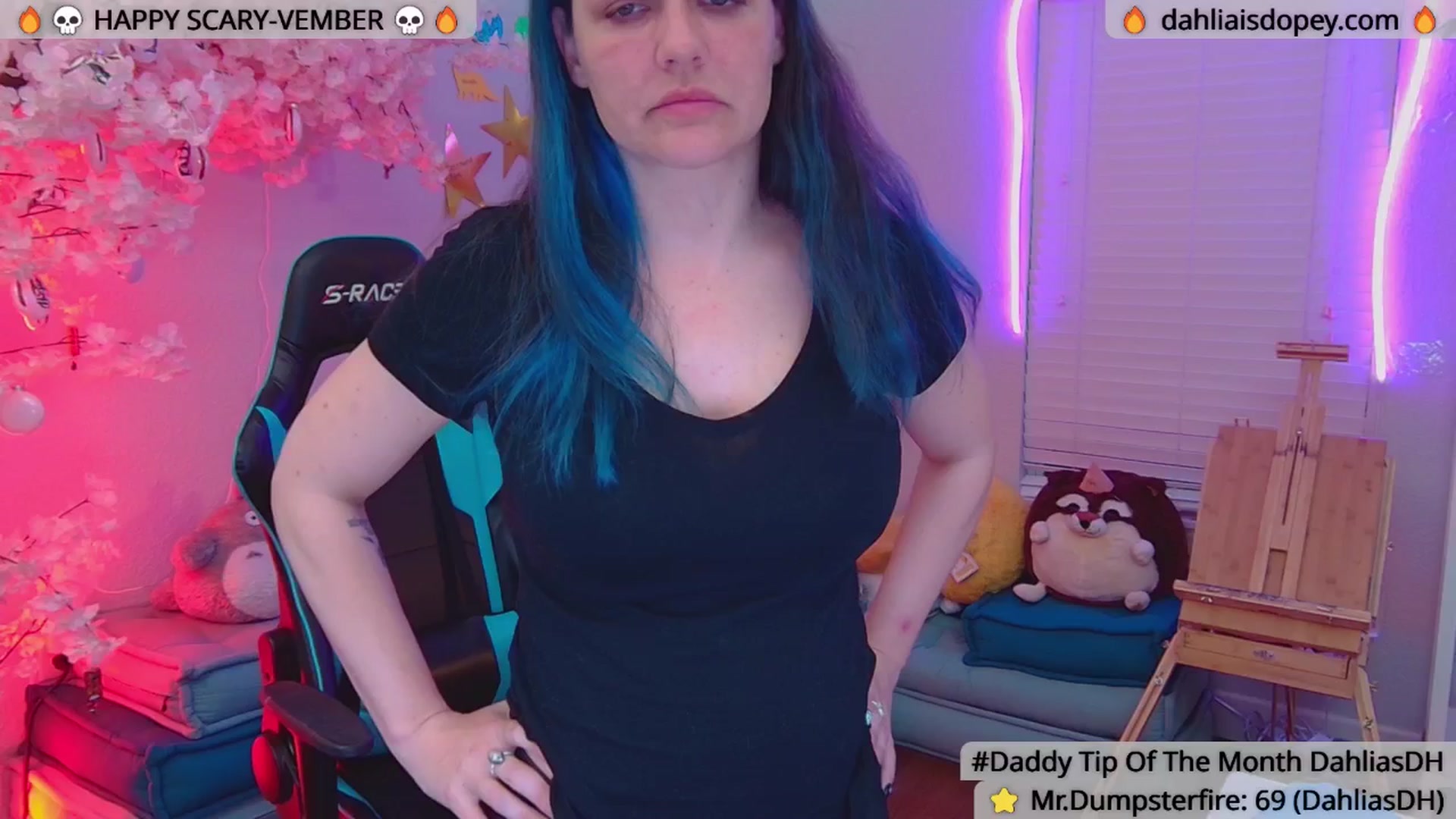 Gallery image thumbnail from DahliaIsDopey's myfreecams stream on, 12/03/2024, 04:43 image 5 of 20