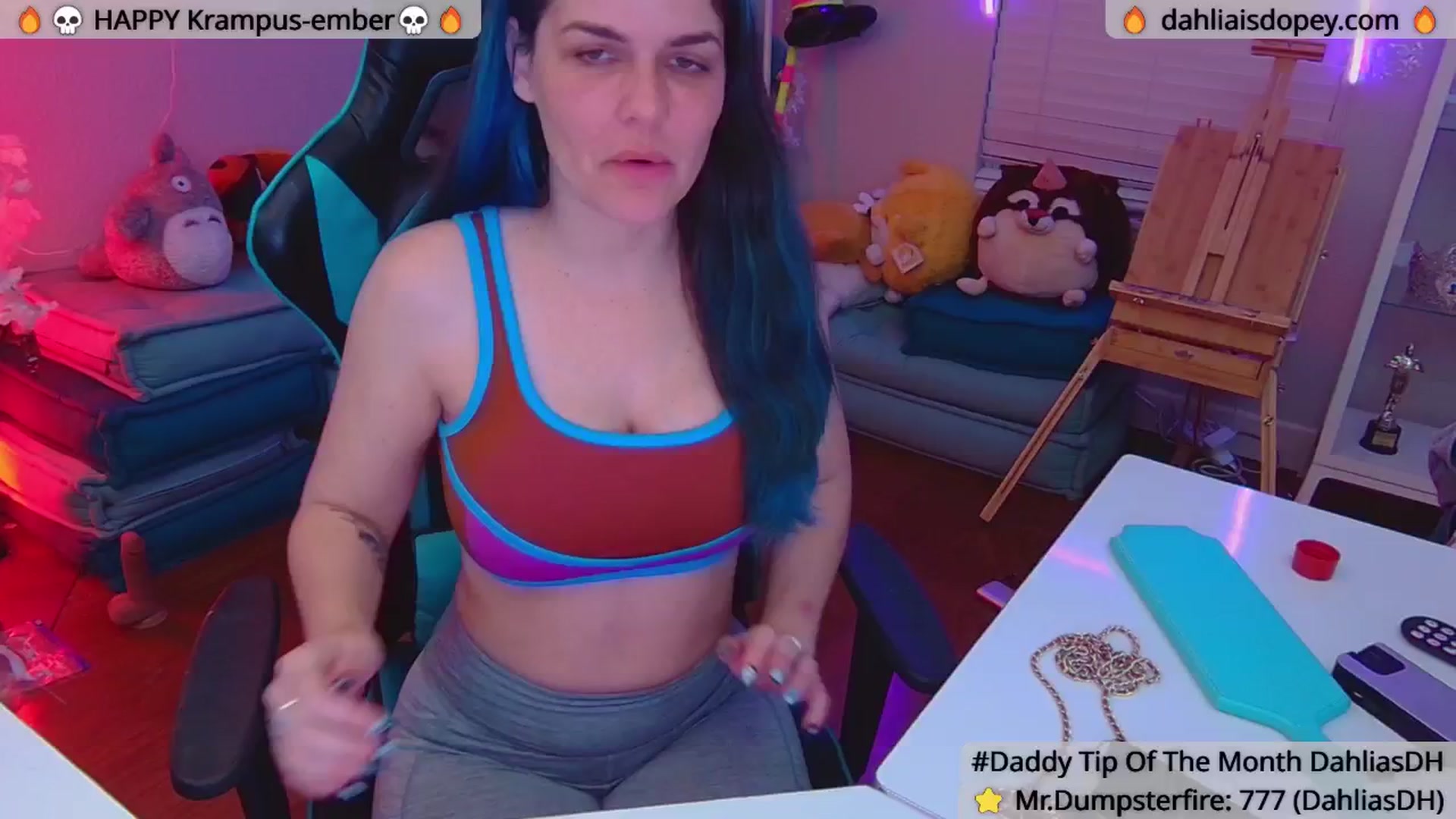 Gallery image thumbnail from DahliaIsDopey's myfreecams stream on, 12/05/2024, 03:47 image 7 of 20