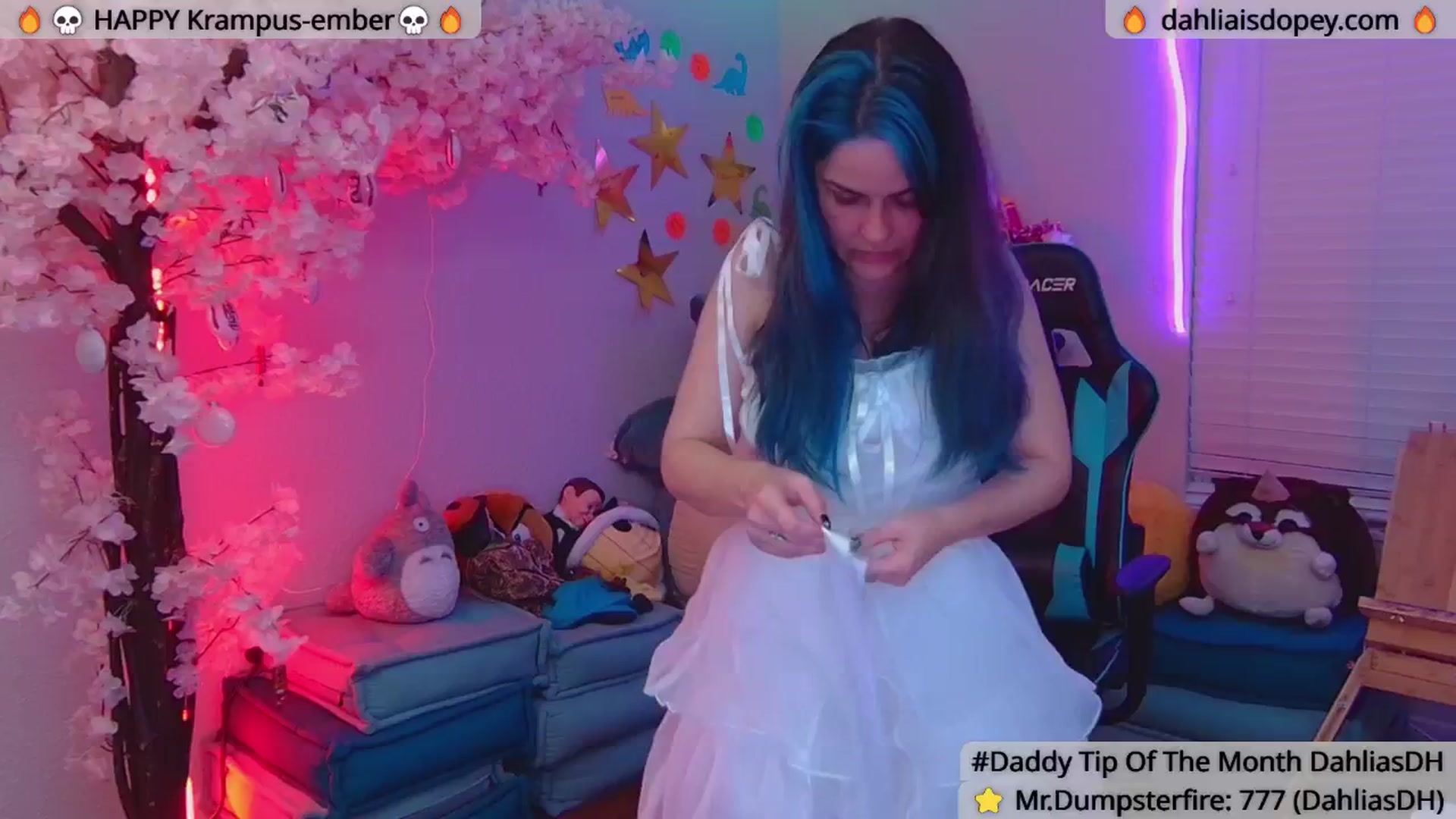 Gallery image thumbnail from DahliaIsDopey's myfreecams stream on, 12/05/2024, 03:47 image 12 of 20