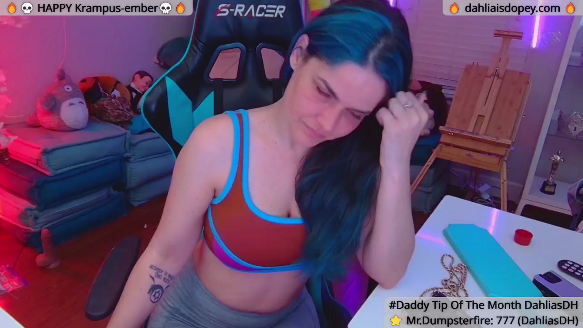 Gallery image thumbnail from DahliaIsDopey's myfreecams stream on, 12/05/2024, 03:47 image 9 of 20