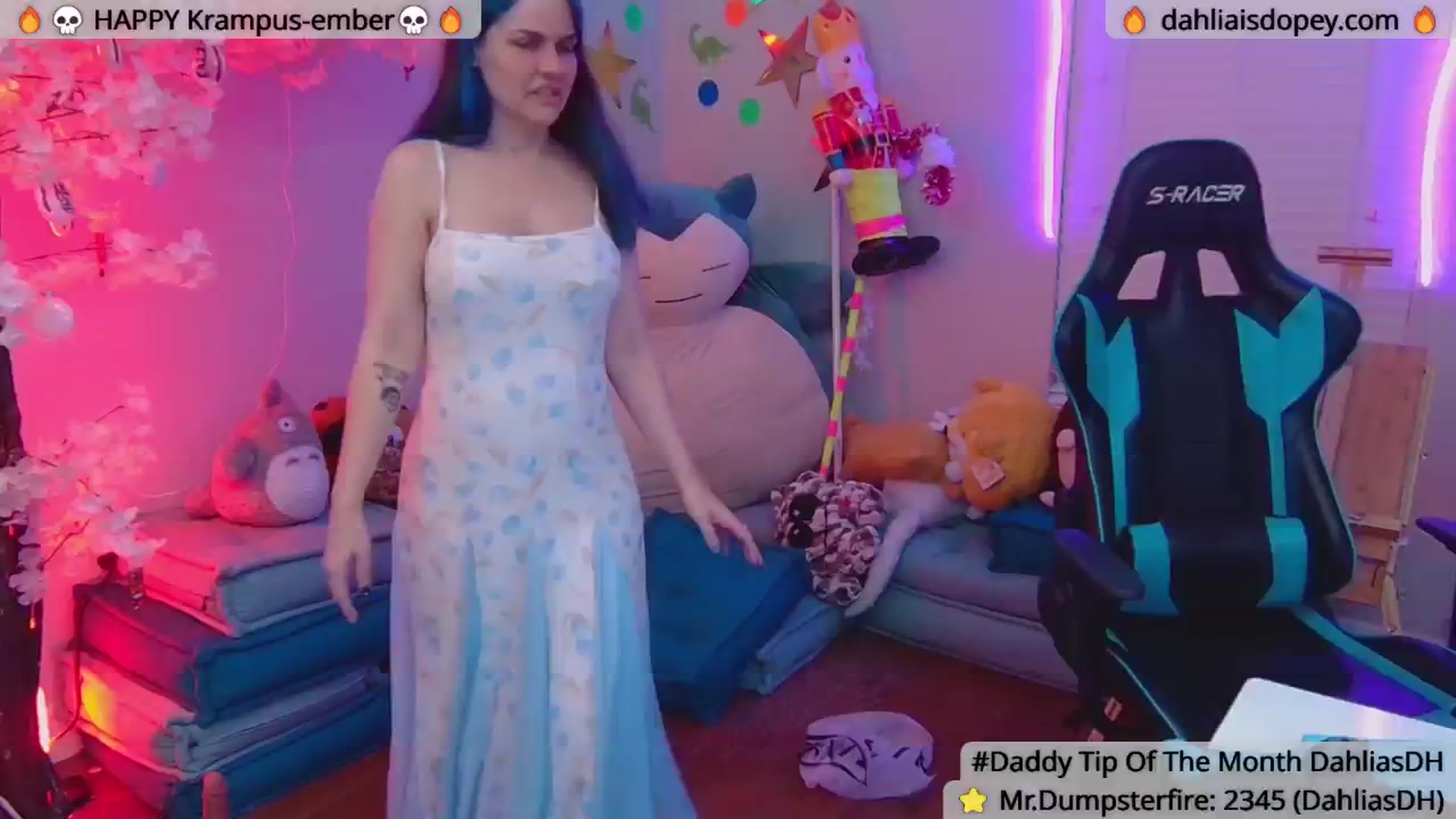 Gallery image thumbnail from DahliaIsDopey's myfreecams stream on, 12/05/2024, 04:36 image 6 of 20