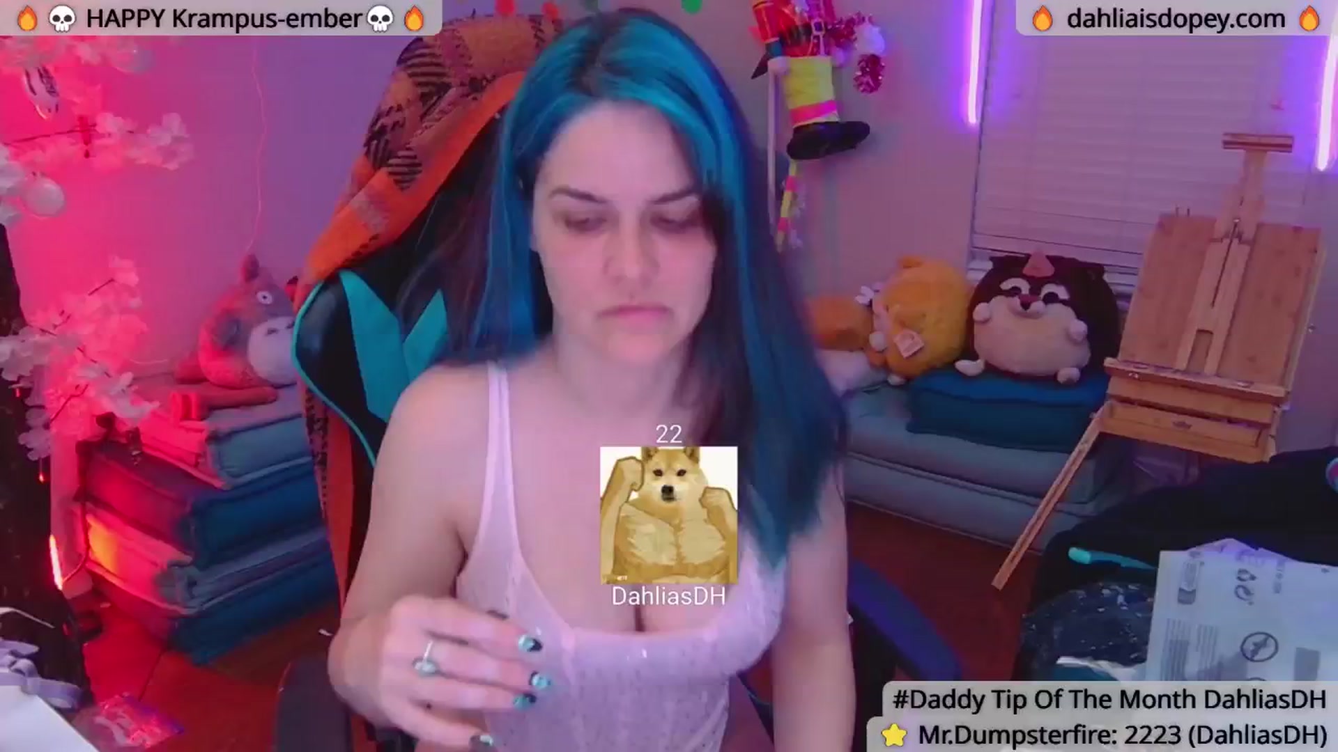 Gallery image thumbnail from DahliaIsDopey's myfreecams stream on, 12/07/2024, 03:50 image 13 of 20