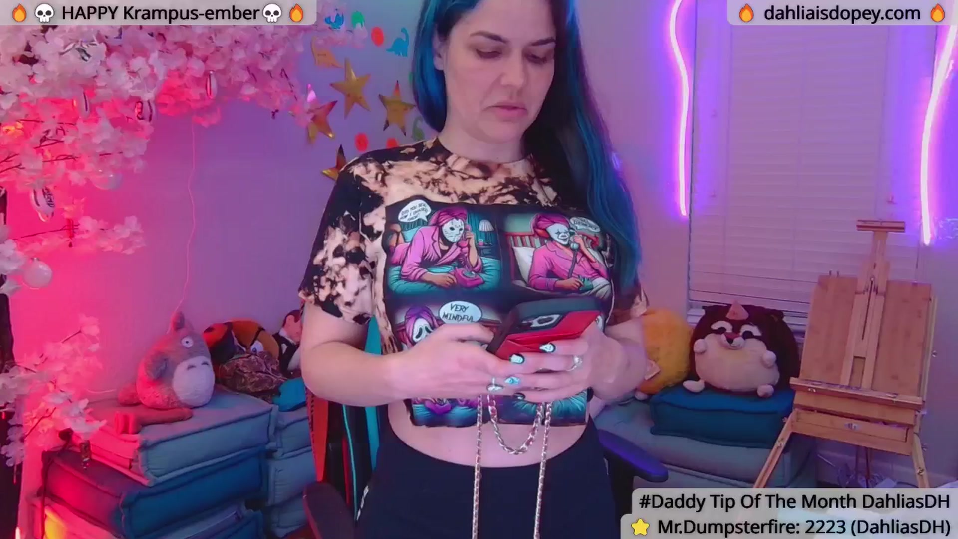 Gallery image thumbnail from DahliaIsDopey's myfreecams stream on, 12/10/2024, 03:25 image 3 of 20