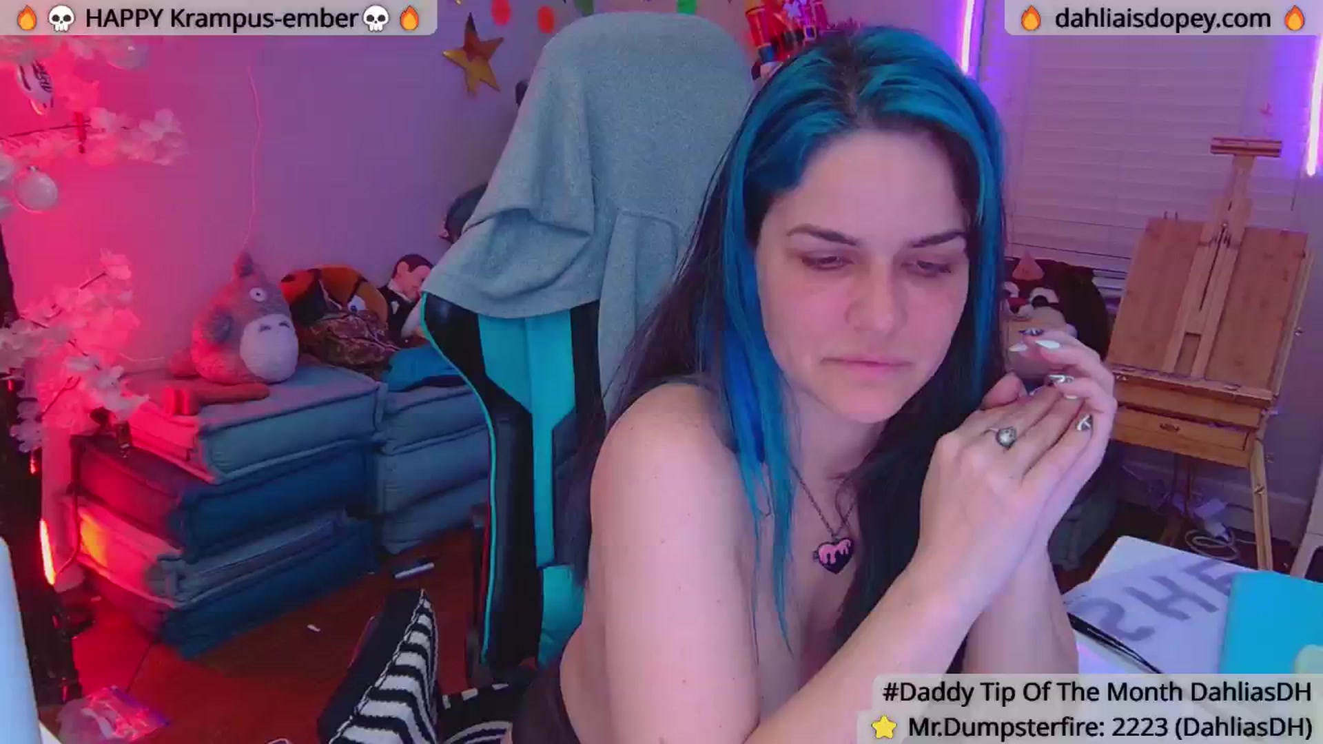 Gallery image thumbnail from DahliaIsDopey's myfreecams stream on, 12/13/2024, 03:56 image 18 of 20