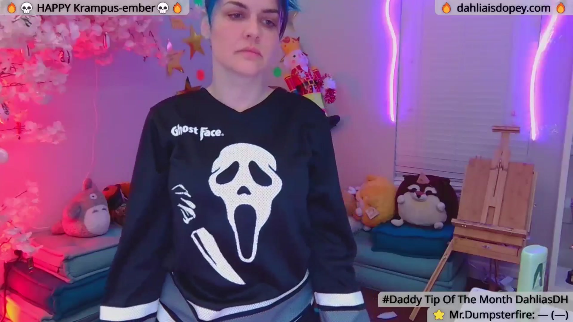 Gallery image thumbnail from DahliaIsDopey's myfreecams stream on, 01/04/2025, 03:36 image 2 of 20