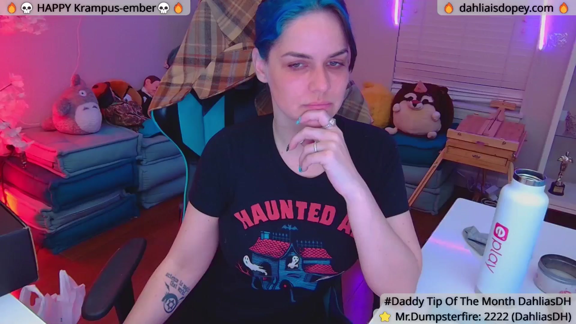 Gallery image thumbnail from DahliaIsDopey's myfreecams stream on, 01/14/2025, 05:46 image 4 of 20
