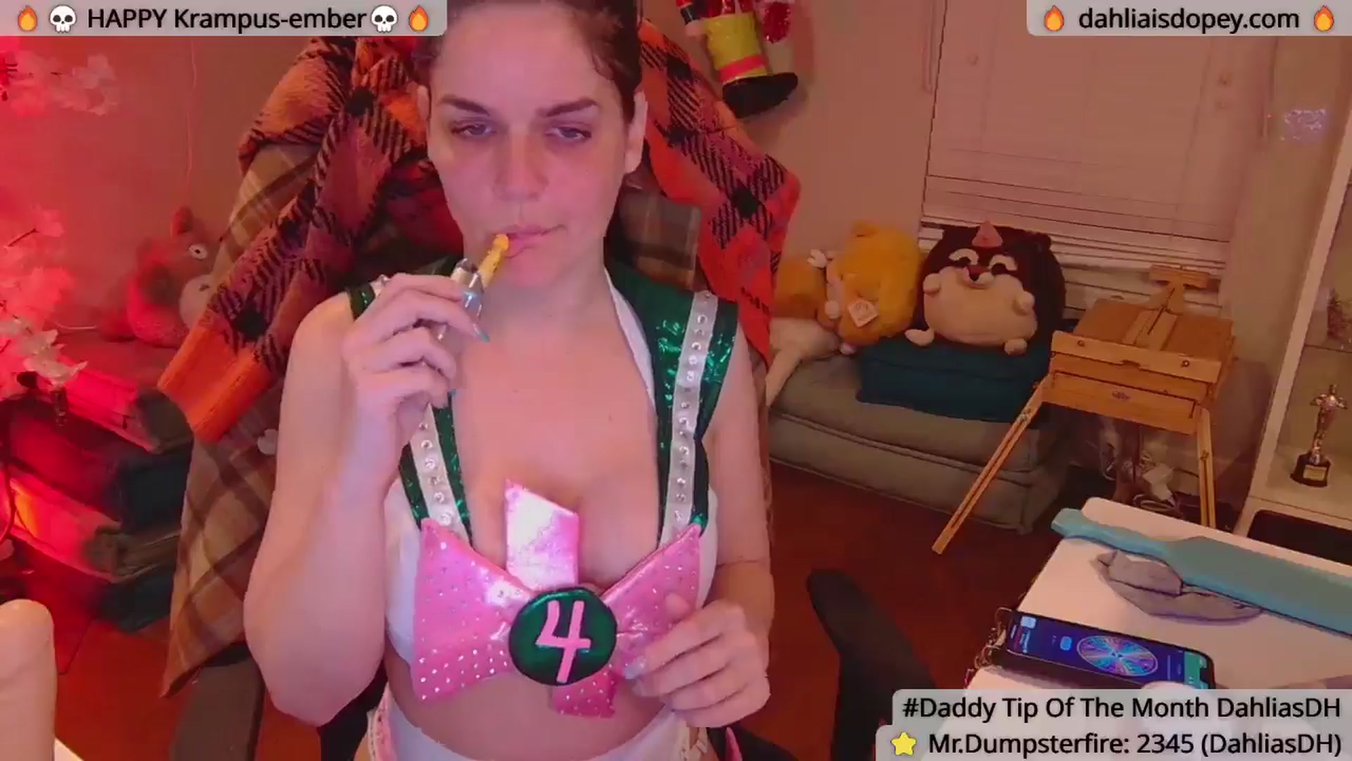 Gallery image thumbnail from DahliaIsDopey's myfreecams stream on, 03/04/2025, 04:37 image 8 of 20