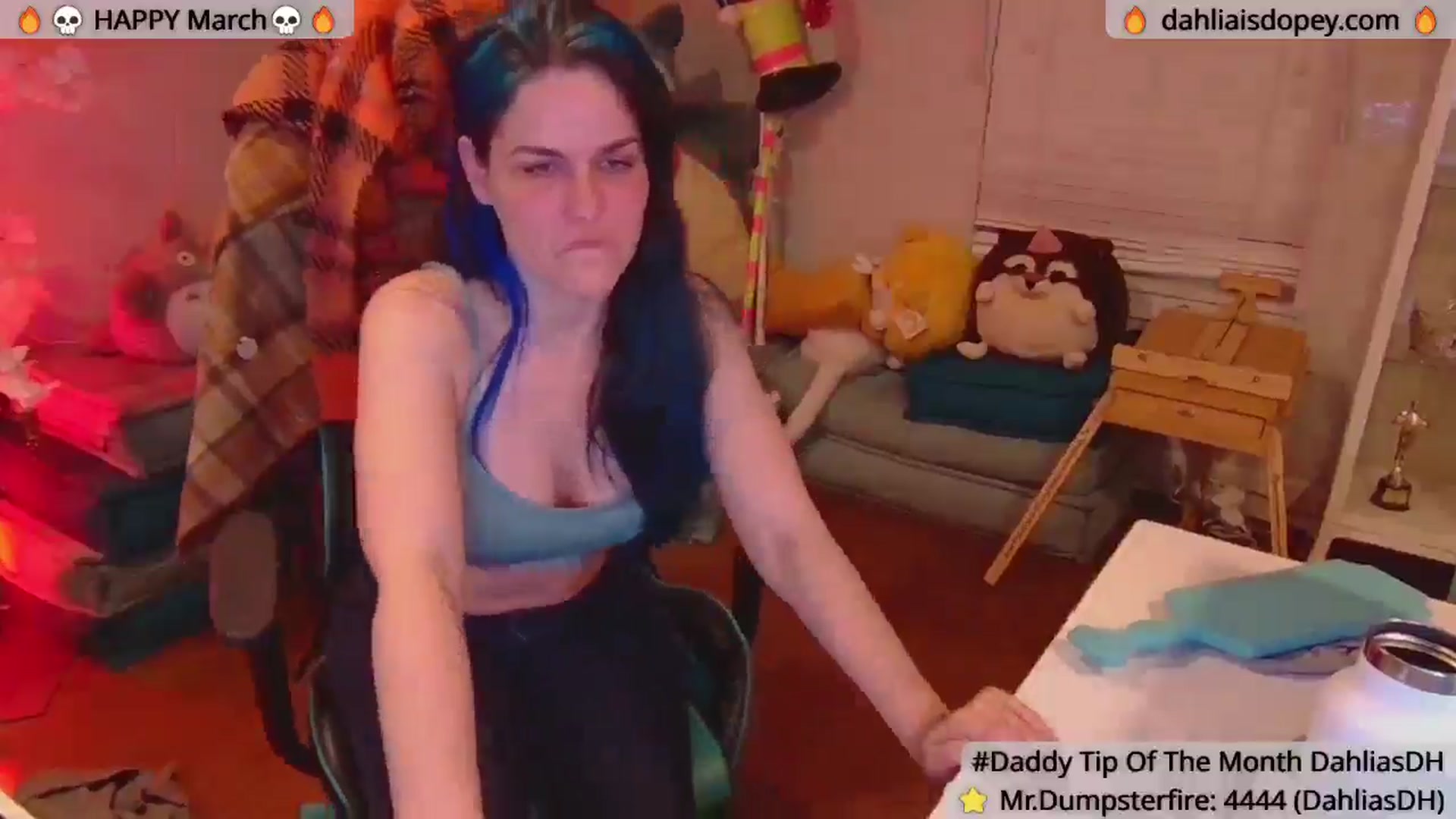 Gallery image thumbnail from DahliaIsDopey's myfreecams stream on, 03/13/2025, 02:09 image 10 of 20