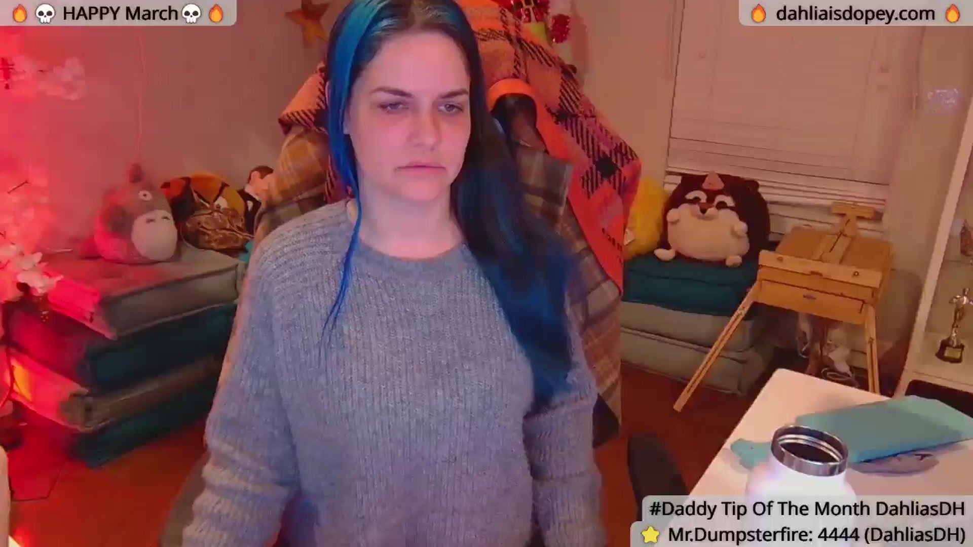 Gallery image thumbnail from DahliaIsDopey's myfreecams stream on, 03/13/2025, 02:09 image 2 of 20