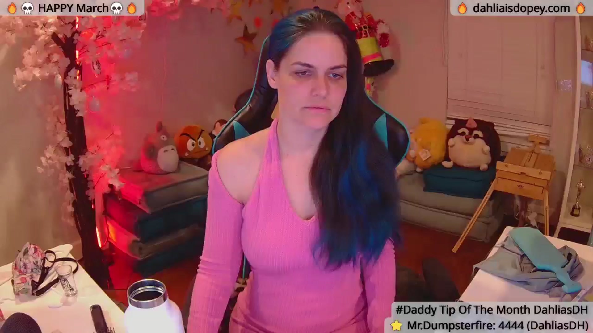 Gallery image thumbnail from DahliaIsDopey's myfreecams stream on, 03/23/2025, 03:50 image 2 of 20
