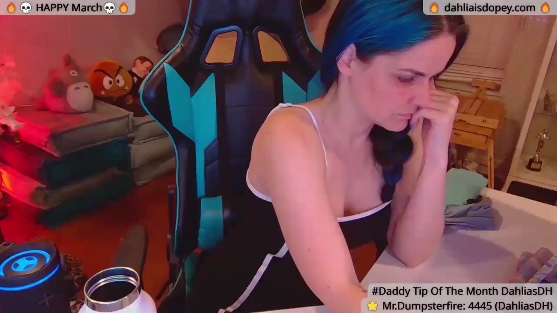 Gallery image thumbnail from DahliaIsDopey's myfreecams stream on, 03/24/2025, 03:52 image 5 of 20