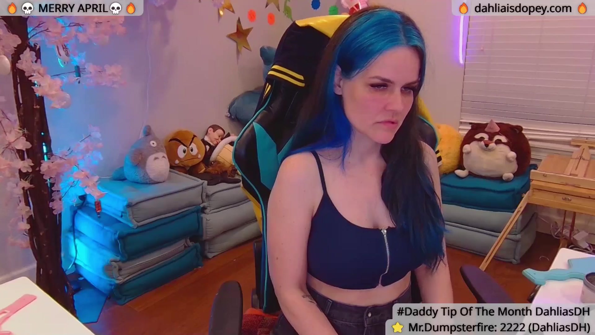 Gallery image thumbnail from DahliaIsDopey's myfreecams stream on, 04/08/2025, 04:01 image 14 of 20