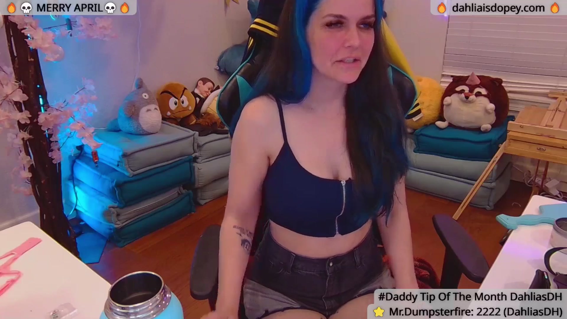 Gallery image thumbnail from DahliaIsDopey's myfreecams stream on, 04/08/2025, 04:01 image 16 of 20