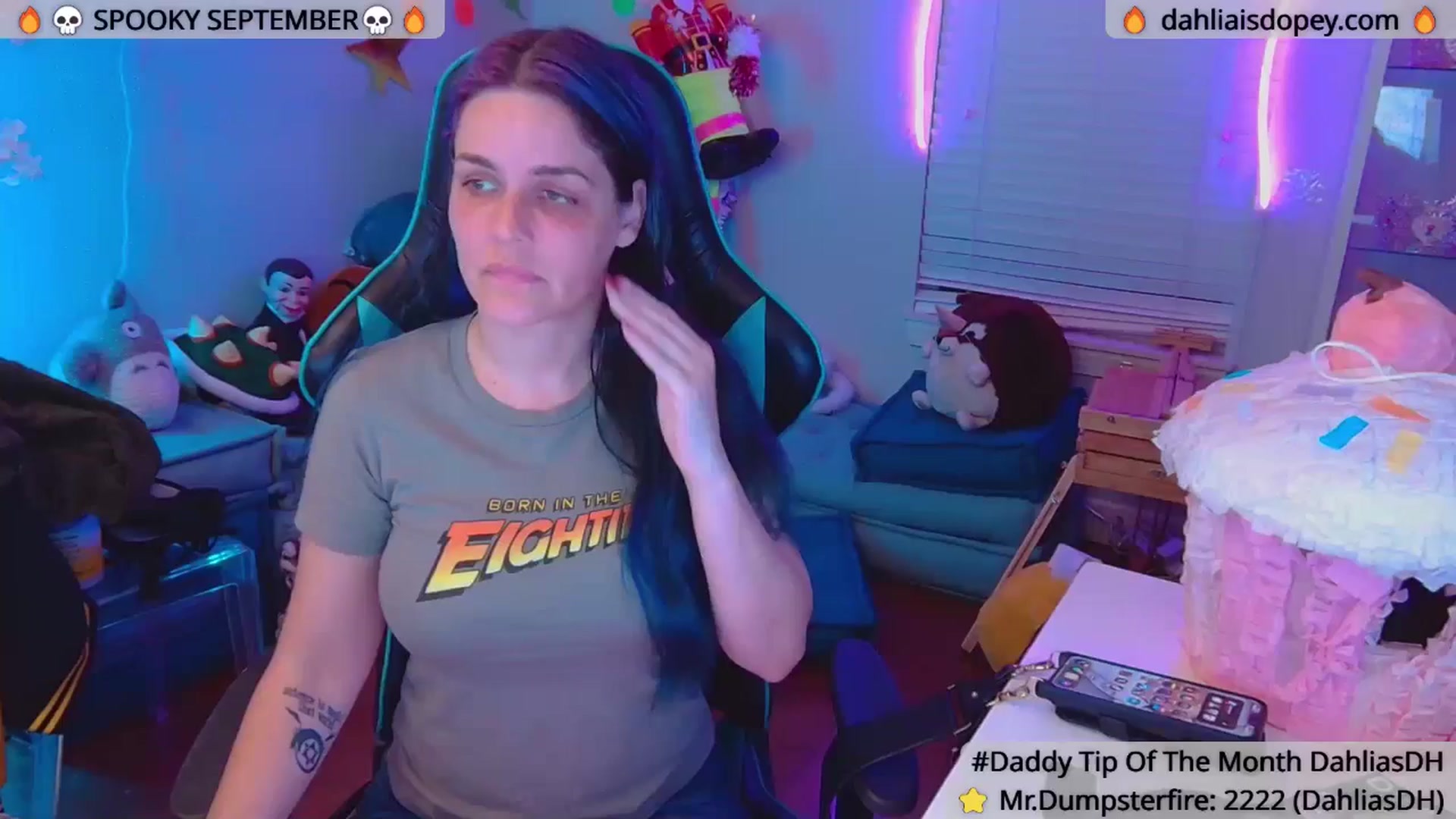 Gallery image thumbnail from DahliaIsDopey's myfreecams stream on, 09/05/2025, 03:05 image 1 of 20