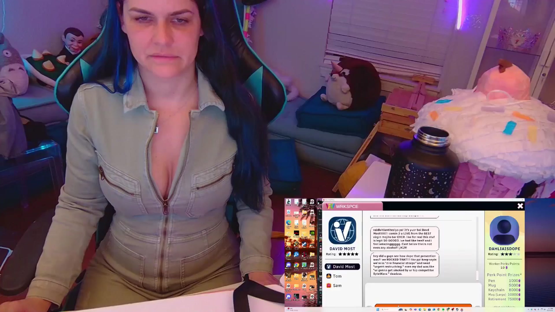 Gallery image thumbnail from DahliaIsDopey's myfreecams stream on, 09/12/2025, 01:21 image 2 of 20