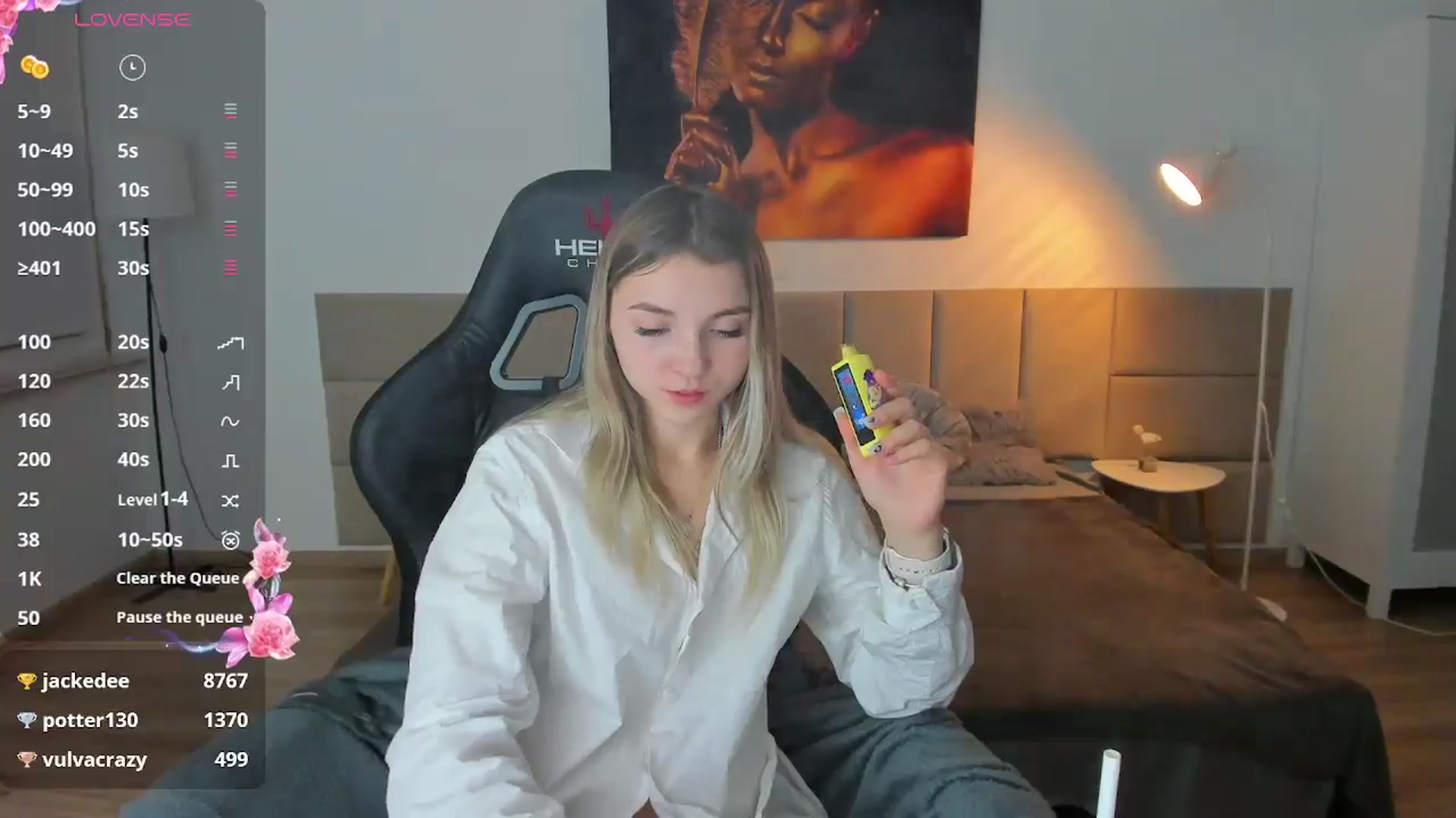 Gallery image thumbnail from Daisyy's myfreecams stream on, 12/02/2024, 18:31 image 9 of 20