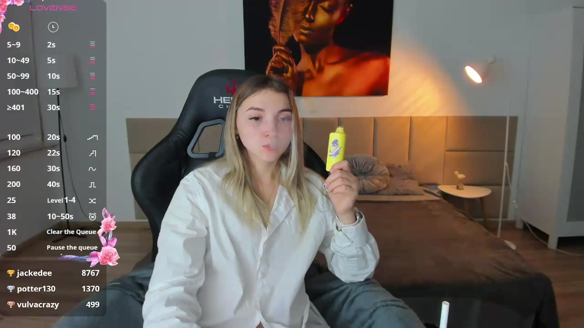 Gallery image thumbnail from Daisyy's myfreecams stream on, 12/02/2024, 18:31 image 11 of 20