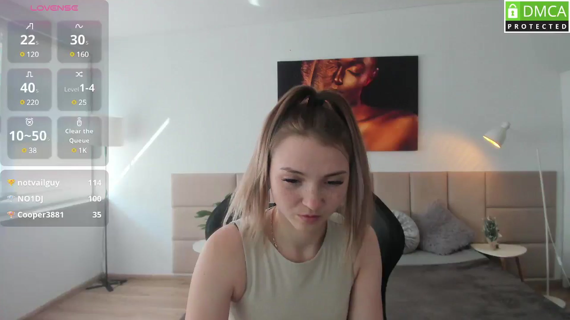 Gallery image thumbnail from Daisyy's myfreecams stream on, 05/01/2025, 14:12 image 9 of 20
