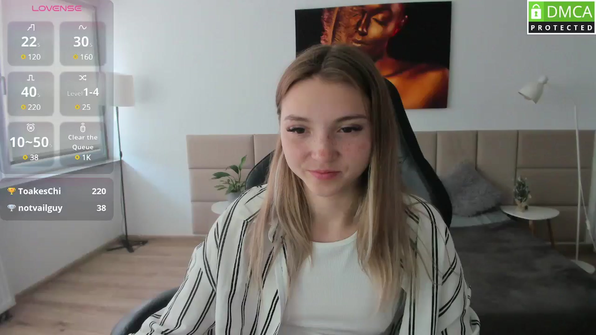 Gallery image thumbnail from Daisyy's myfreecams stream on, 05/02/2025, 13:10 image 17 of 20