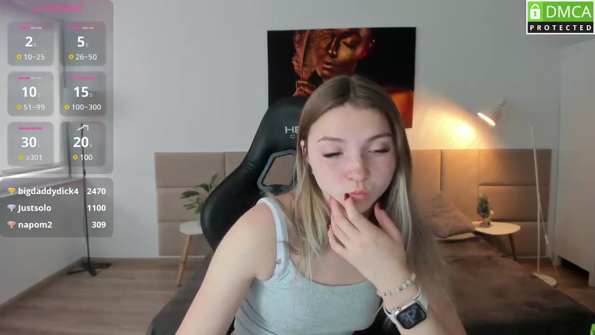 Gallery image thumbnail from Daisyy's myfreecams stream on, 05/02/2025, 18:22 image 9 of 20