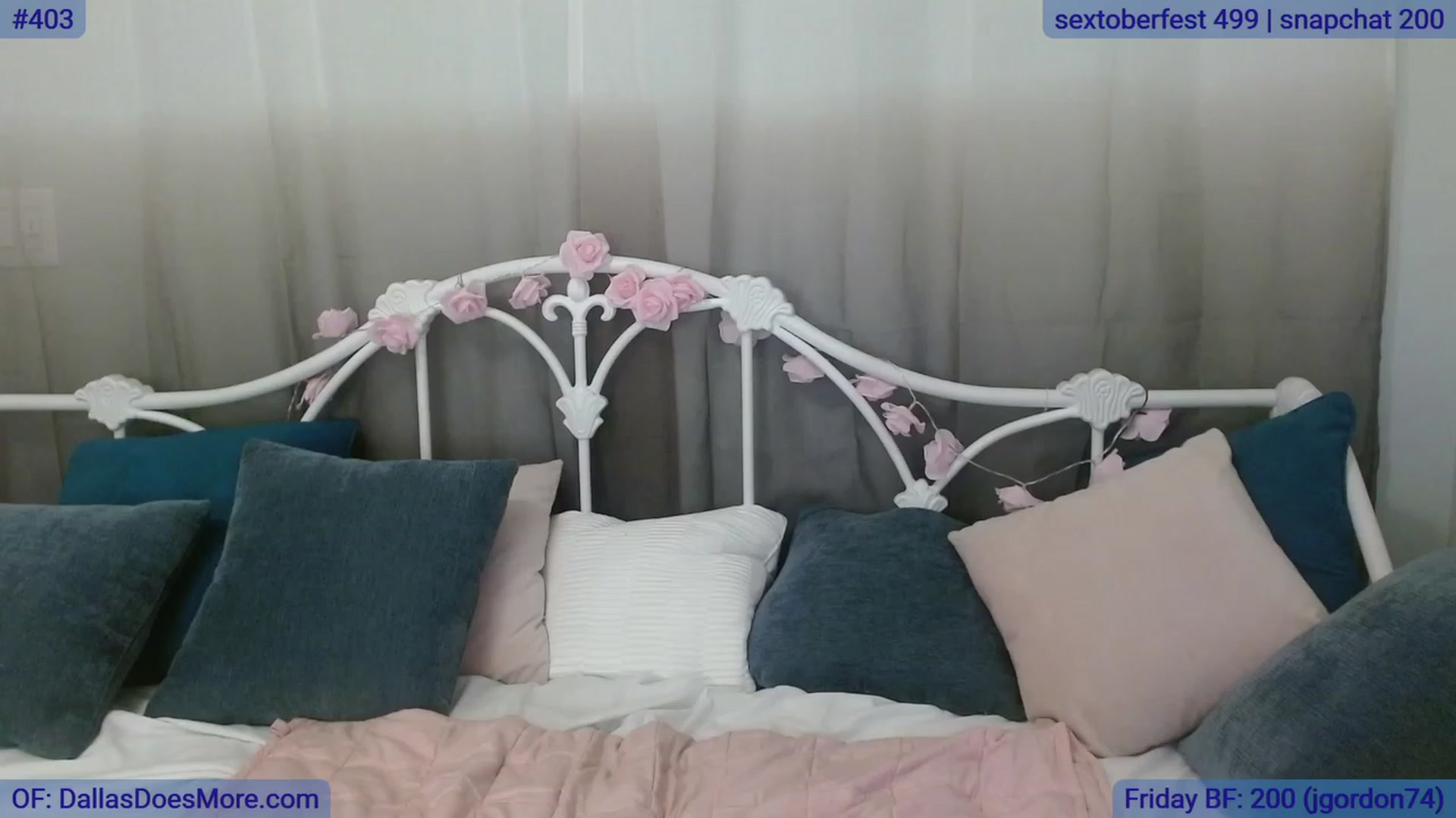 Gallery image thumbnail from DallasOhMy's myfreecams stream on, 10/06/2023, 21:21 image 1 of 20