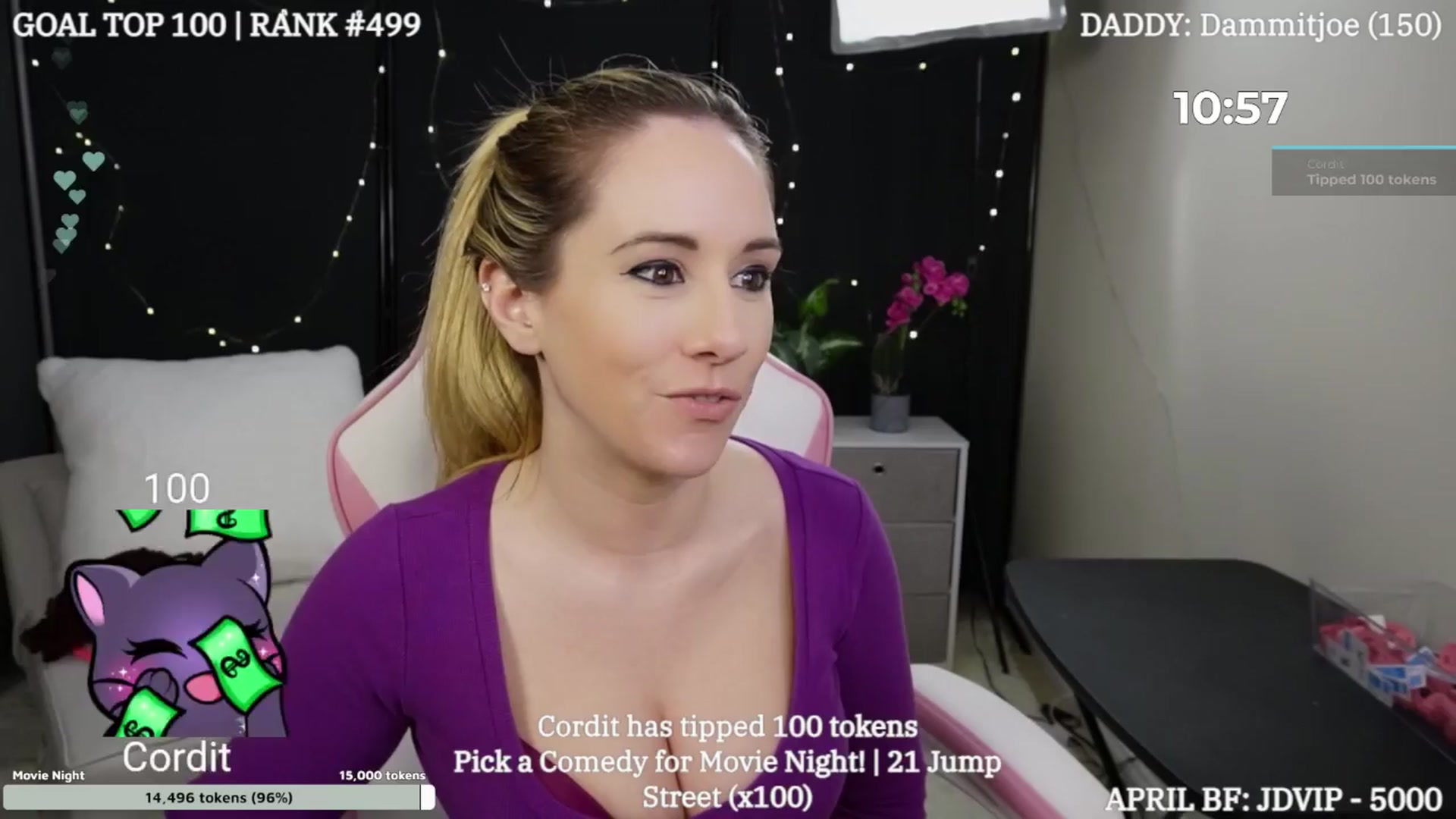 Gallery image thumbnail from DammitLexi's myfreecams stream on, 04/11/2024, 03:08 image 19 of 20