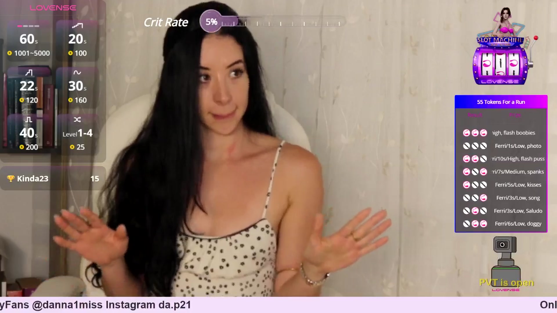 Gallery image thumbnail from DaniiG_'s myfreecams stream on, 04/23/2025, 03:47 image 13 of 20