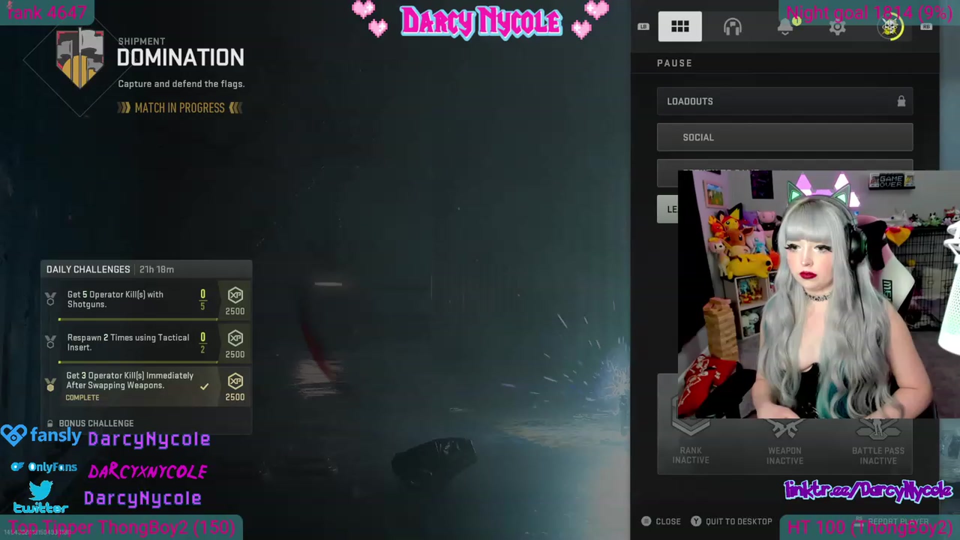 Gallery image thumbnail from DarcyNycole's myfreecams stream on, 08/28/2023, 08:21 image 6 of 20