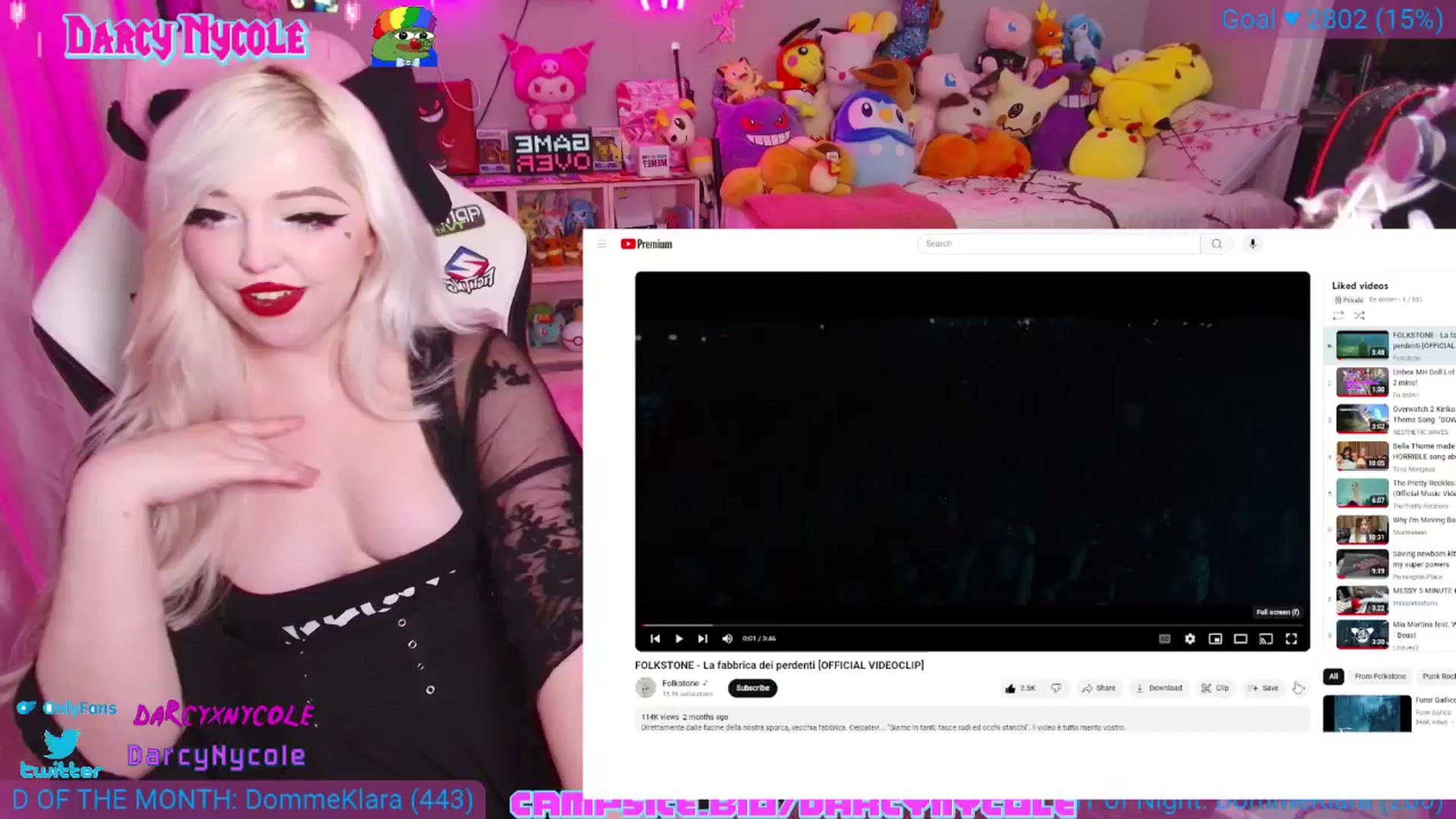 Gallery image thumbnail from DarcyNycole's myfreecams stream on, 06/03/2024, 07:56 image 8 of 20