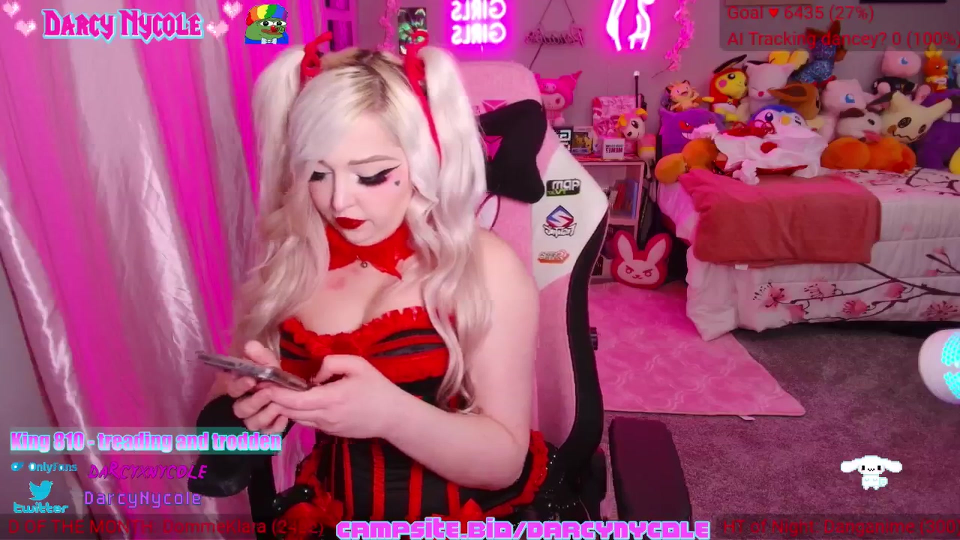 Gallery image thumbnail from DarcyNycole's myfreecams stream on, 06/08/2024, 09:41 image 9 of 20