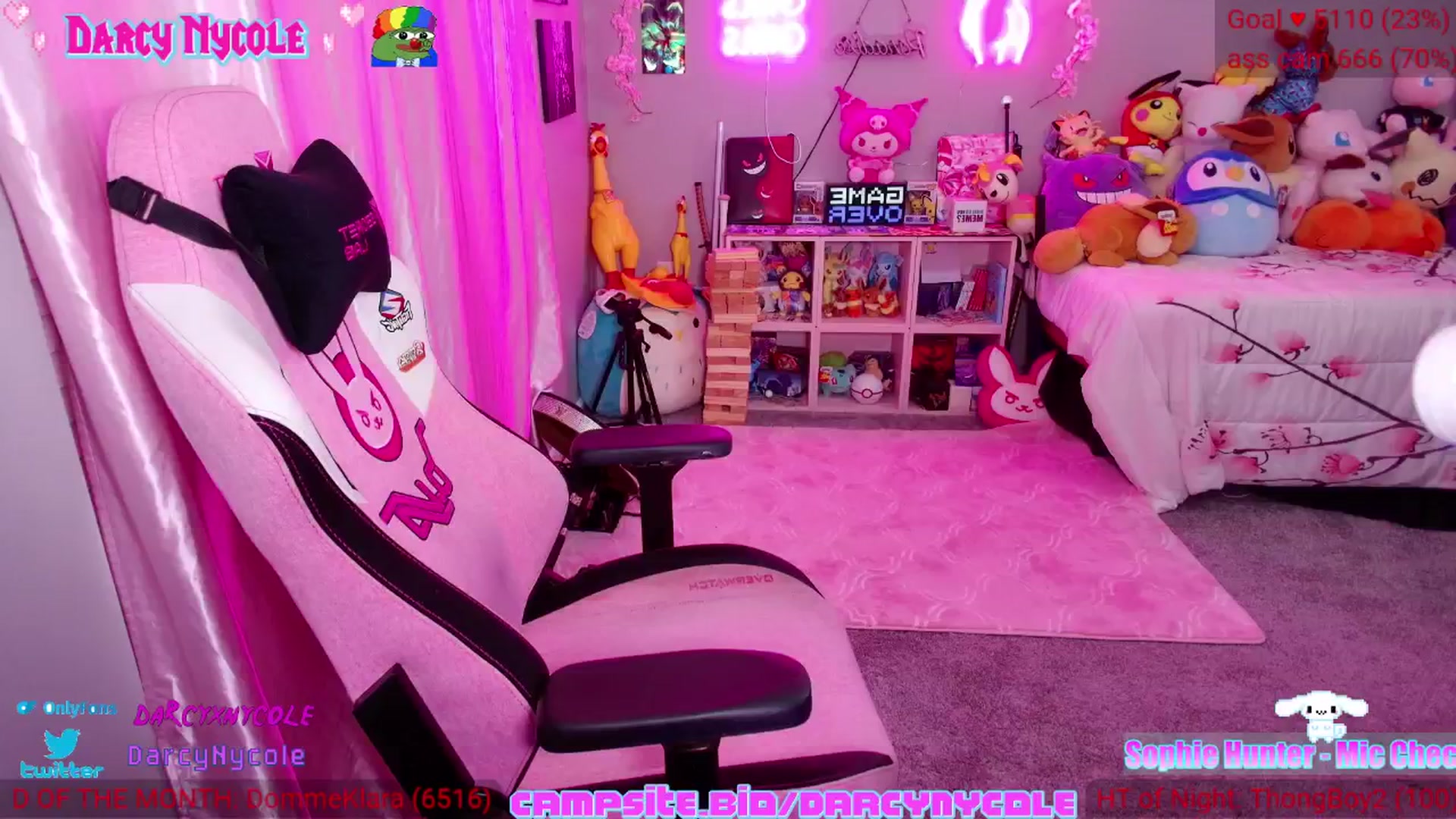 Gallery image thumbnail from DarcyNycole's myfreecams stream on, 06/23/2024, 10:05 image 11 of 20