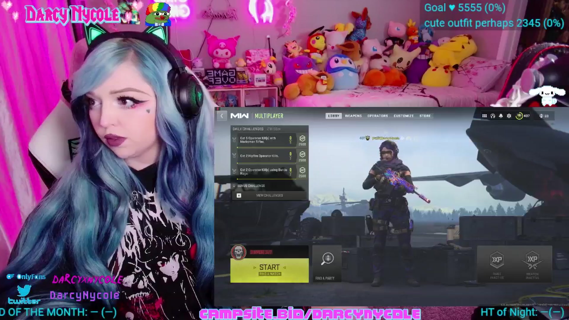 Gallery image thumbnail from DarcyNycole's myfreecams stream on, 07/08/2024, 07:12 image 9 of 20