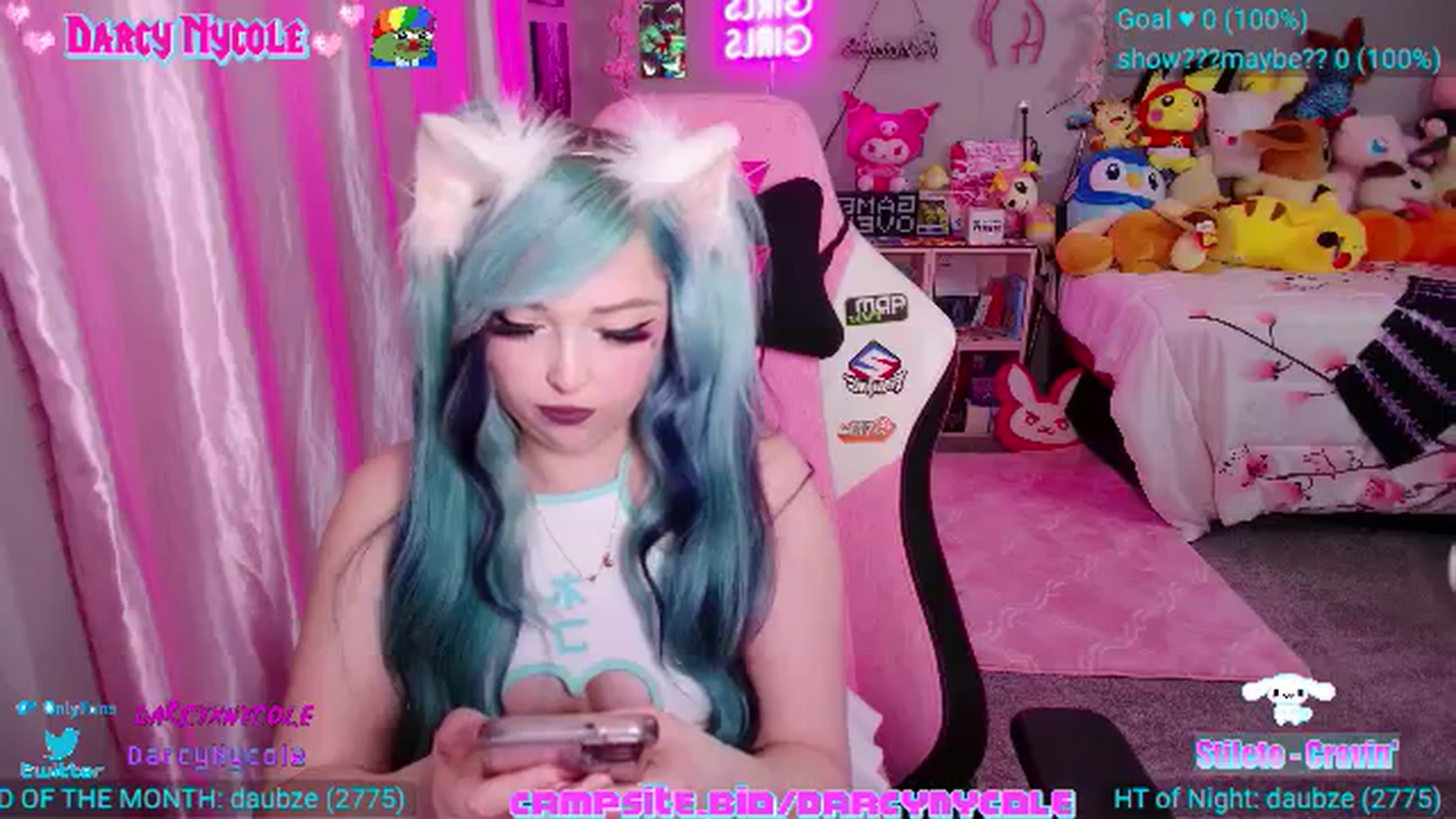 Gallery image thumbnail from DarcyNycole's myfreecams stream on, 07/11/2024, 07:21 image 7 of 20
