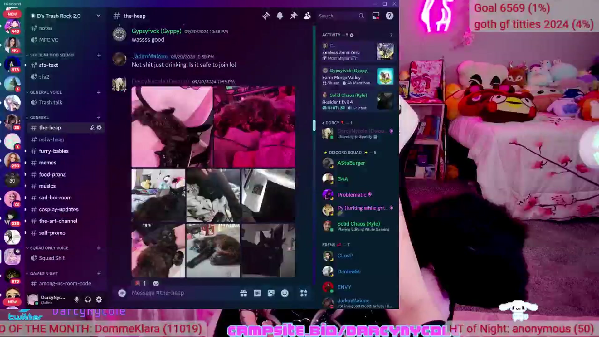 Gallery image thumbnail from DarcyNycole's myfreecams stream on, 09/27/2024, 10:39 image 17 of 20