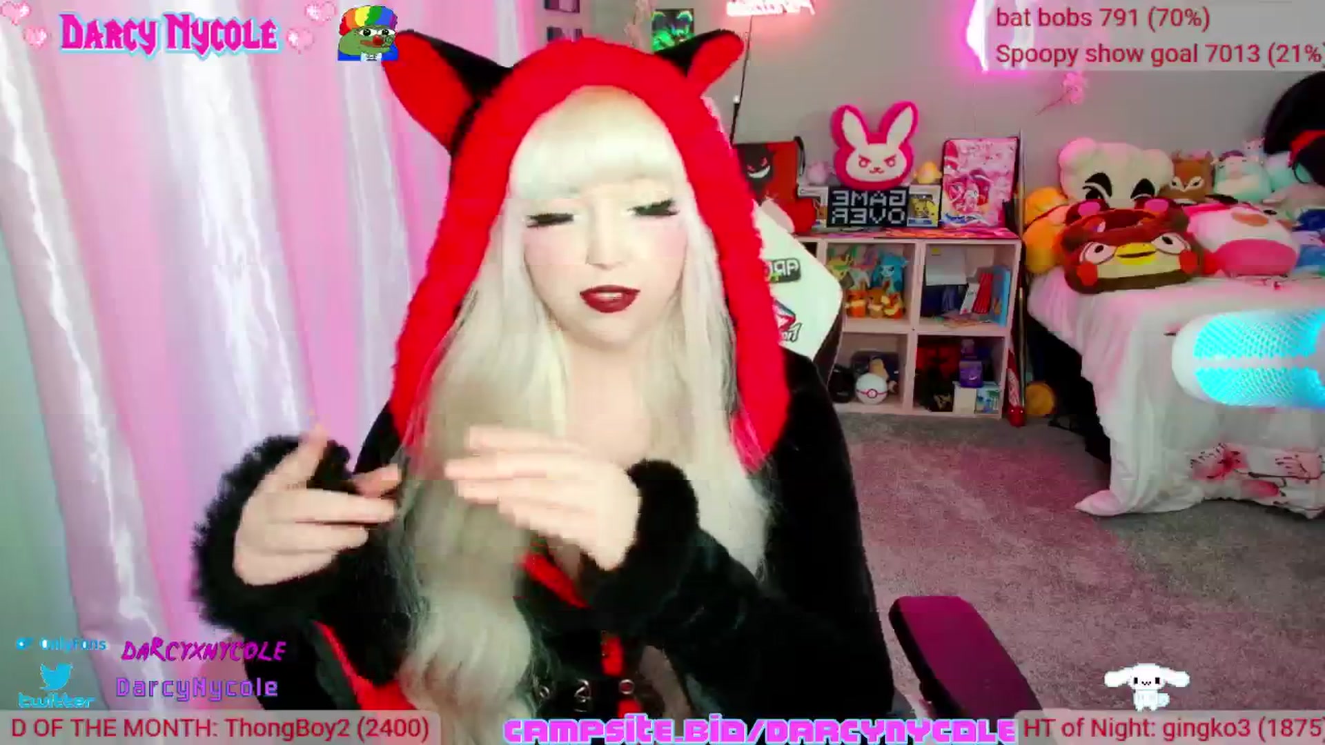 Gallery image thumbnail from DarcyNycole's myfreecams stream on, 10/20/2024, 24:04 image 8 of 20