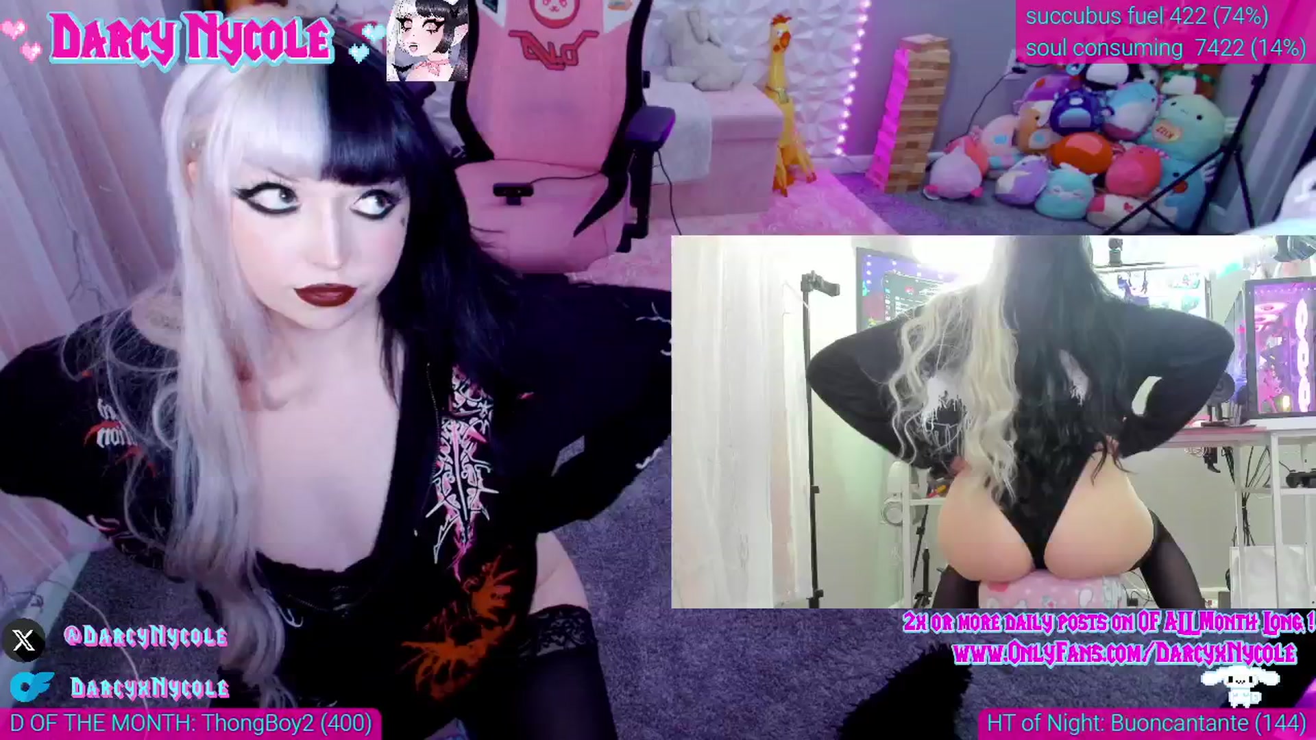 Gallery image thumbnail from DarcyNycole's myfreecams stream on, 08/01/2025, 09:31 image 2 of 20