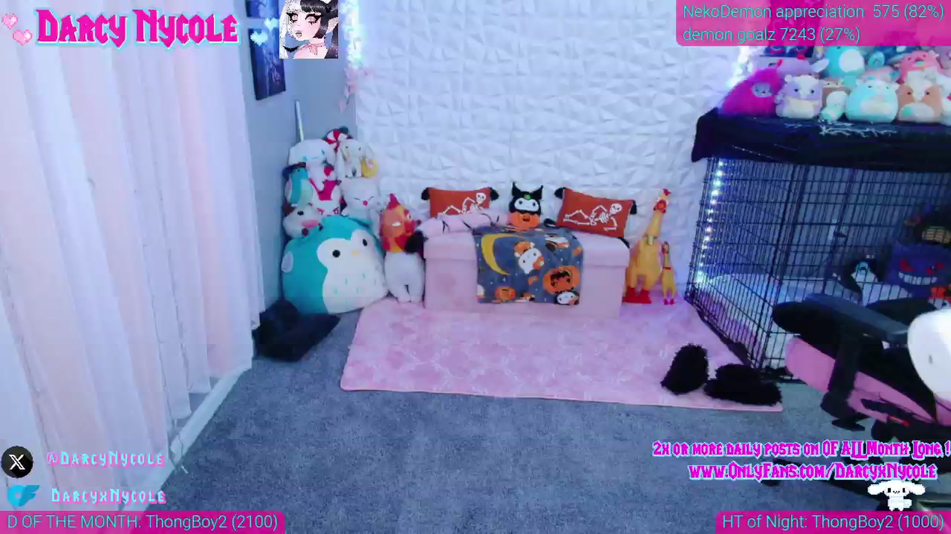 Gallery image thumbnail from DarcyNycole's myfreecams stream on, 10/16/2025, 09:28 image 14 of 20