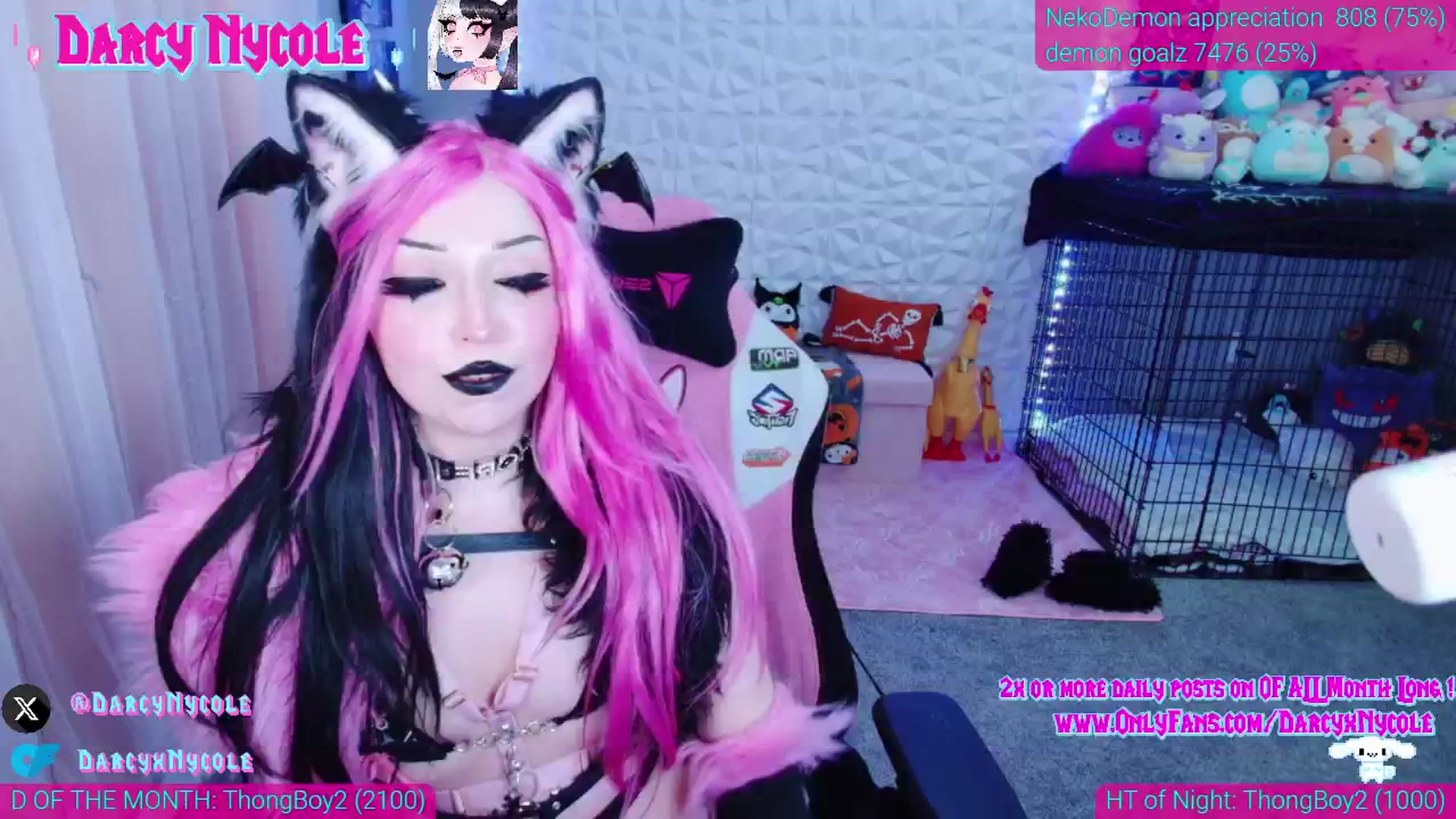 Gallery image thumbnail from DarcyNycole's myfreecams stream on, 10/16/2025, 09:28 image 11 of 20