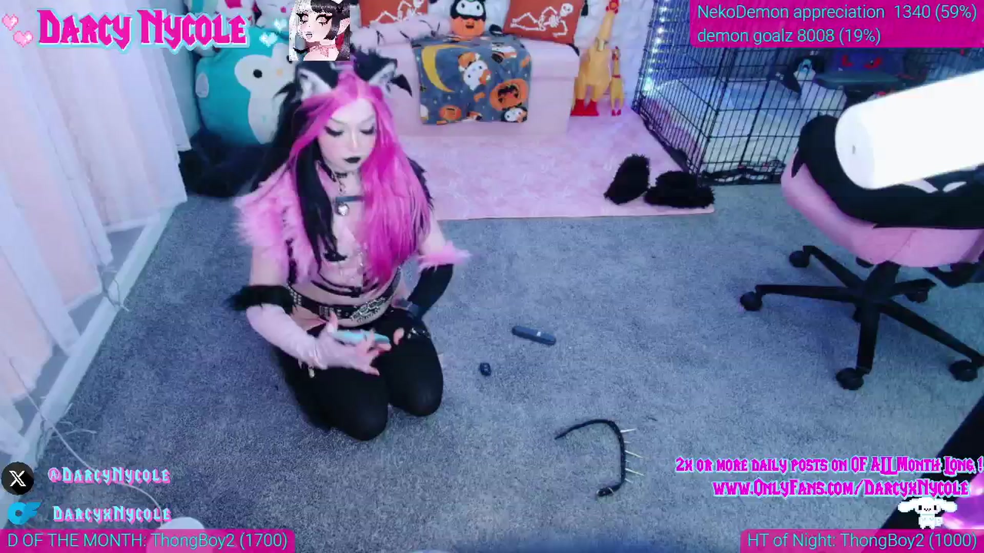 Gallery image thumbnail from DarcyNycole's myfreecams stream on, 10/16/2025, 09:28 image 4 of 20