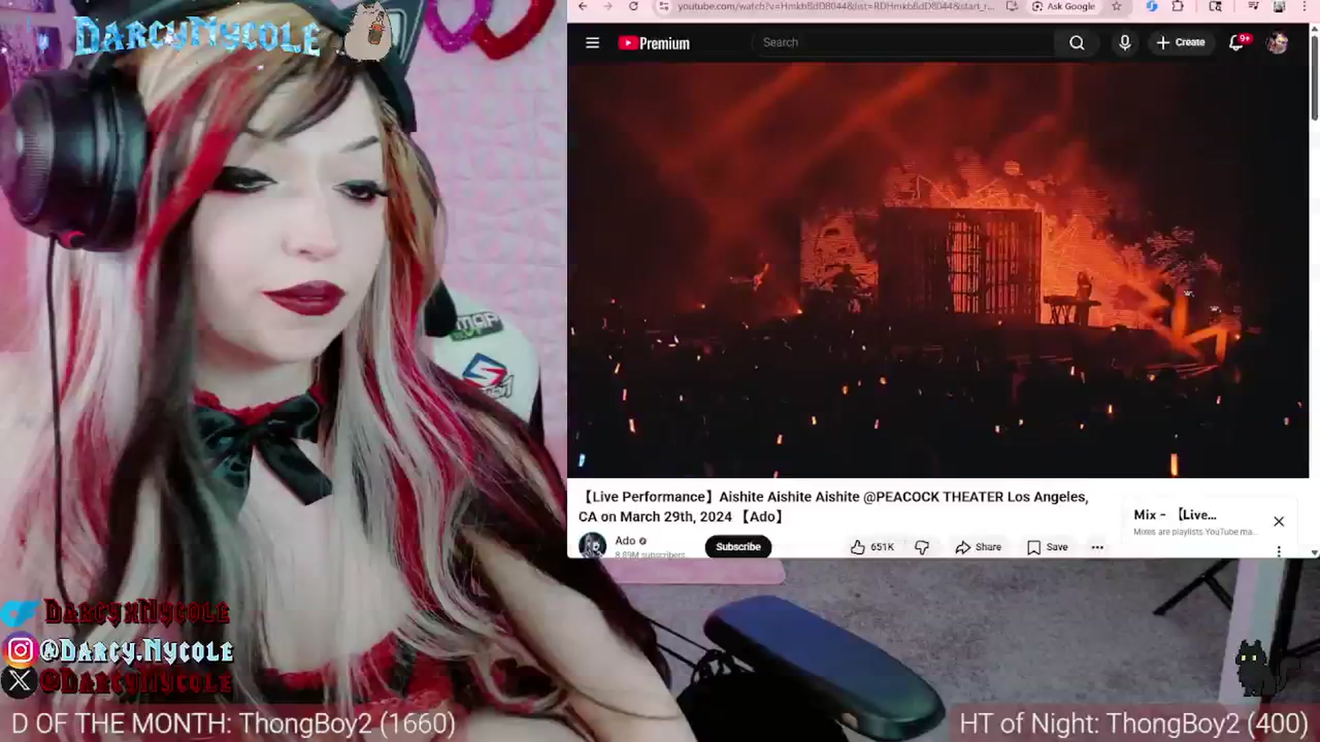 Gallery image thumbnail from DarcyNycole's myfreecams stream on, 02/03/2026, 08:05 image 5 of 20