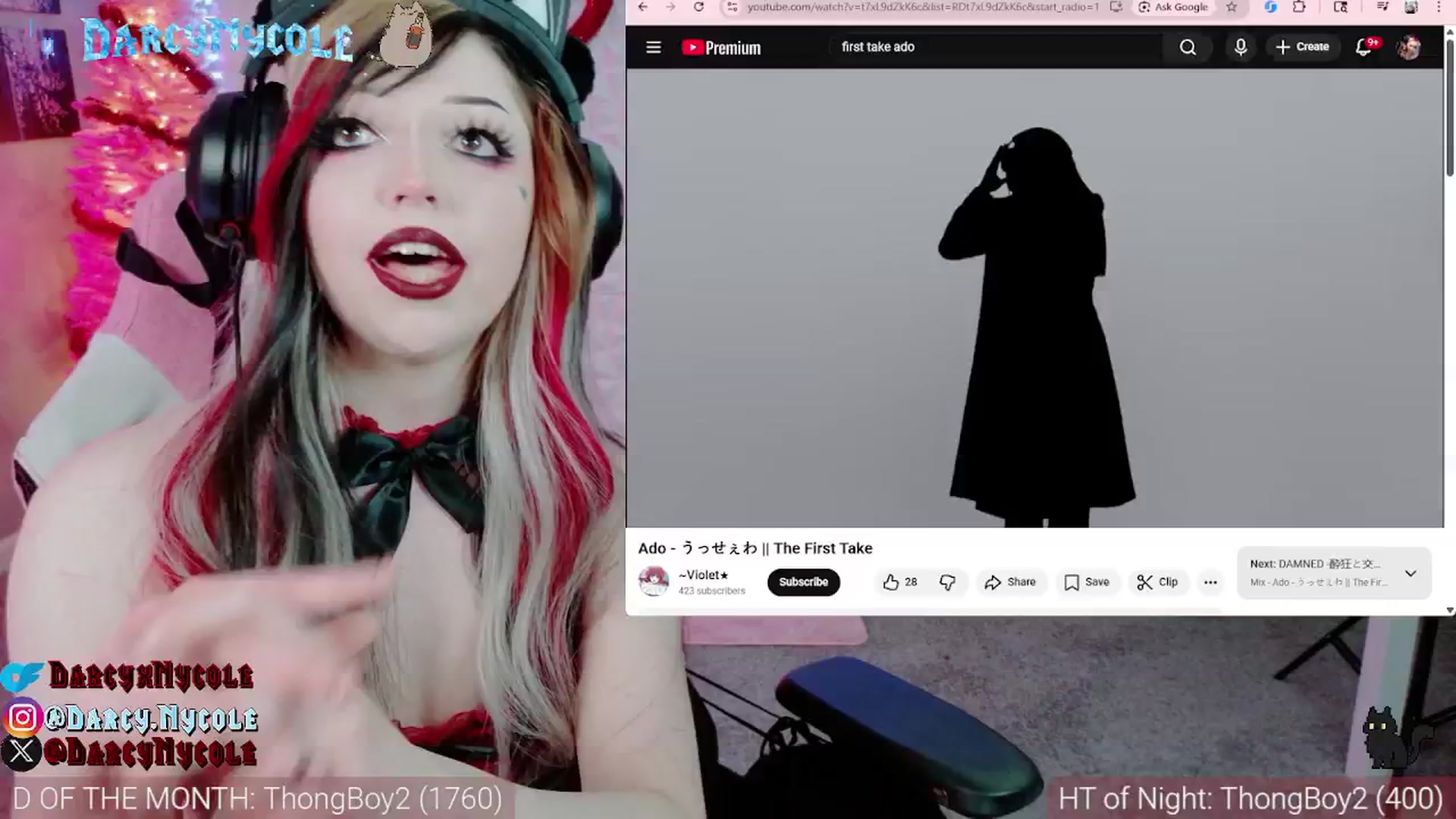 Gallery image thumbnail from DarcyNycole's myfreecams stream on, 02/03/2026, 08:05 image 6 of 20