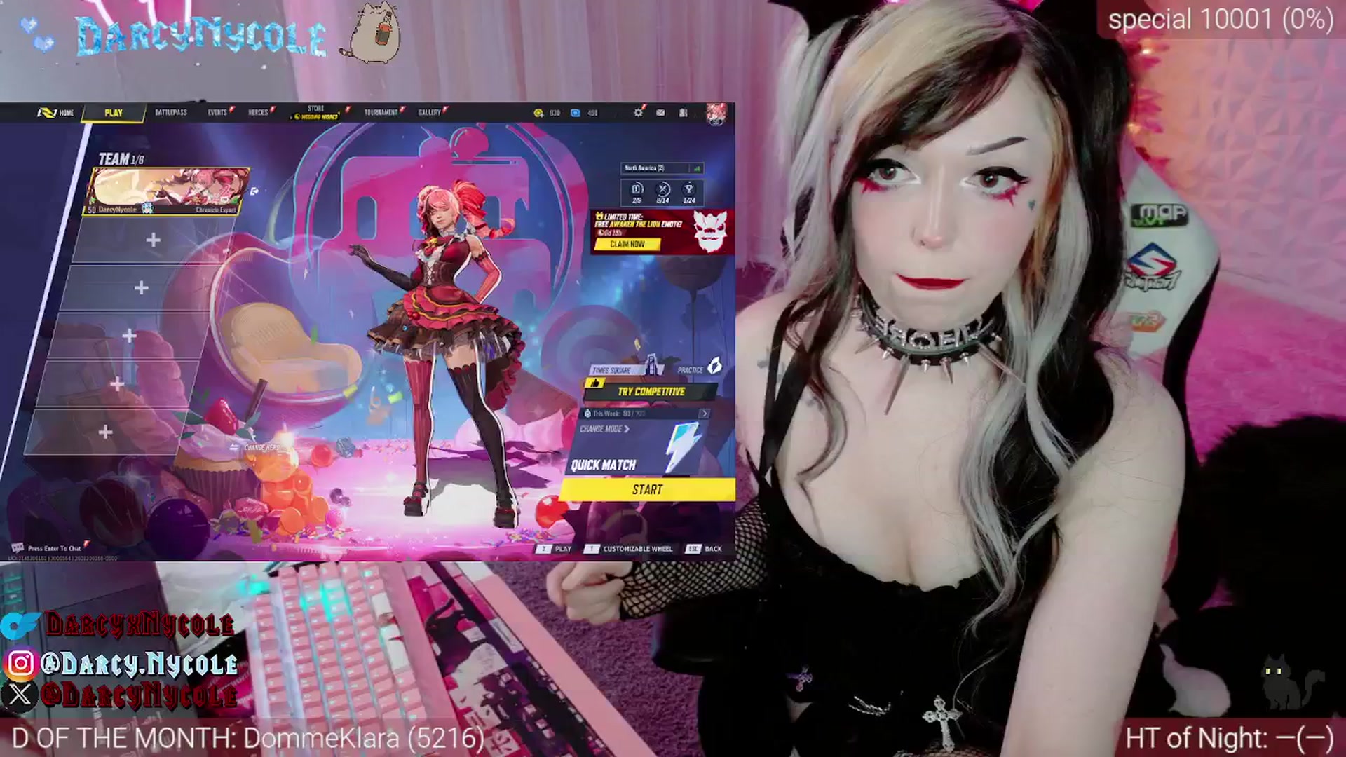 Gallery image thumbnail from DarcyNycole's myfreecams stream on, 02/20/2026, 07:46 image 2 of 20