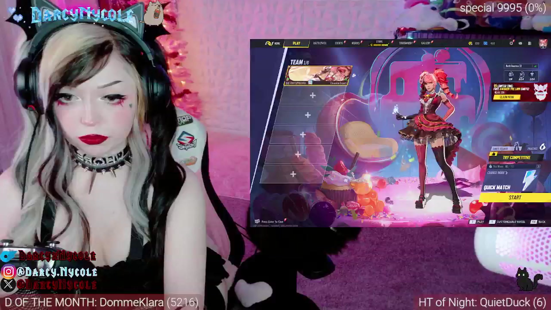 Gallery image thumbnail from DarcyNycole's myfreecams stream on, 02/20/2026, 07:46 image 3 of 20