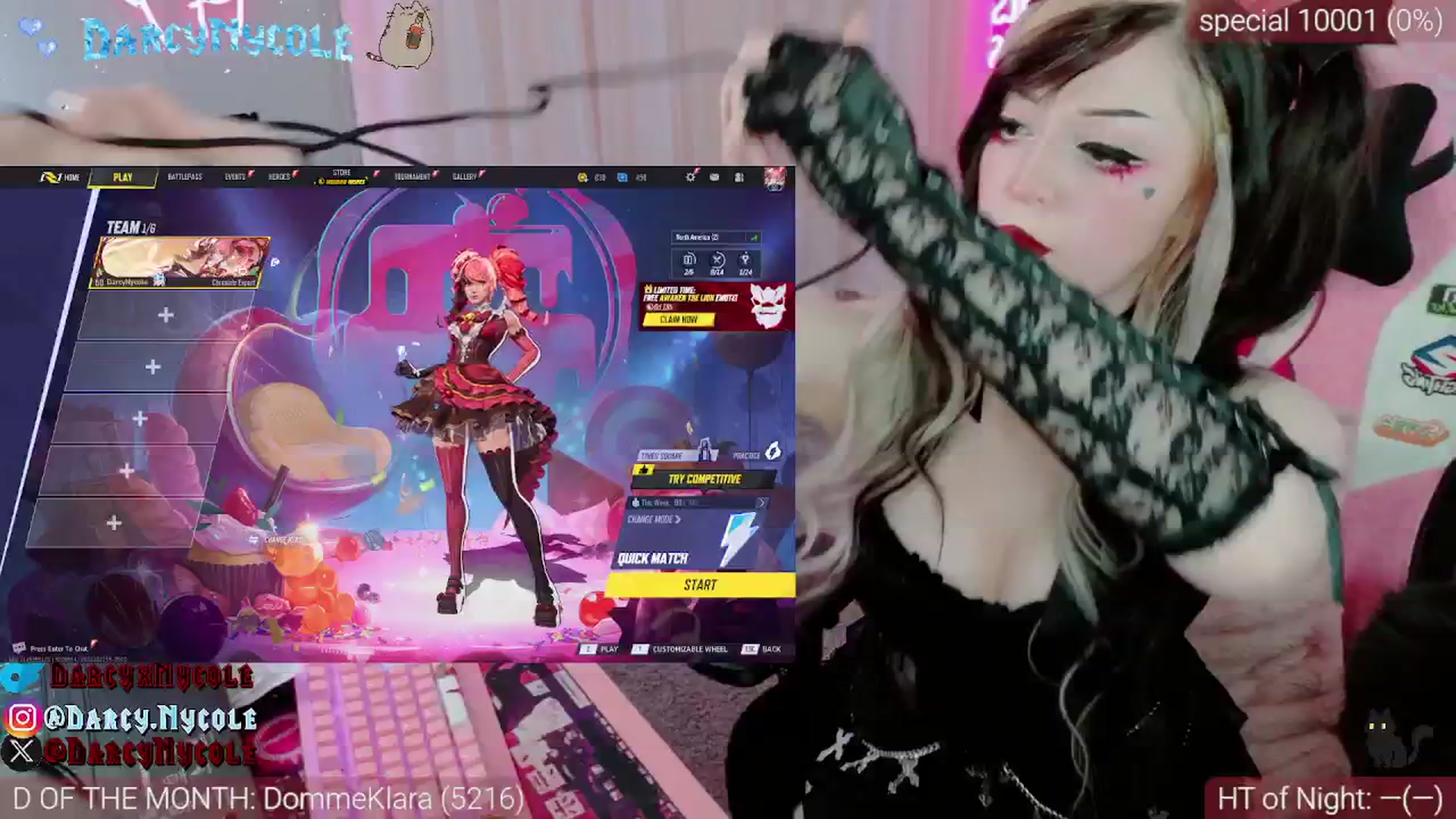 Gallery image thumbnail from DarcyNycole's myfreecams stream on, 02/20/2026, 07:46 image 1 of 20