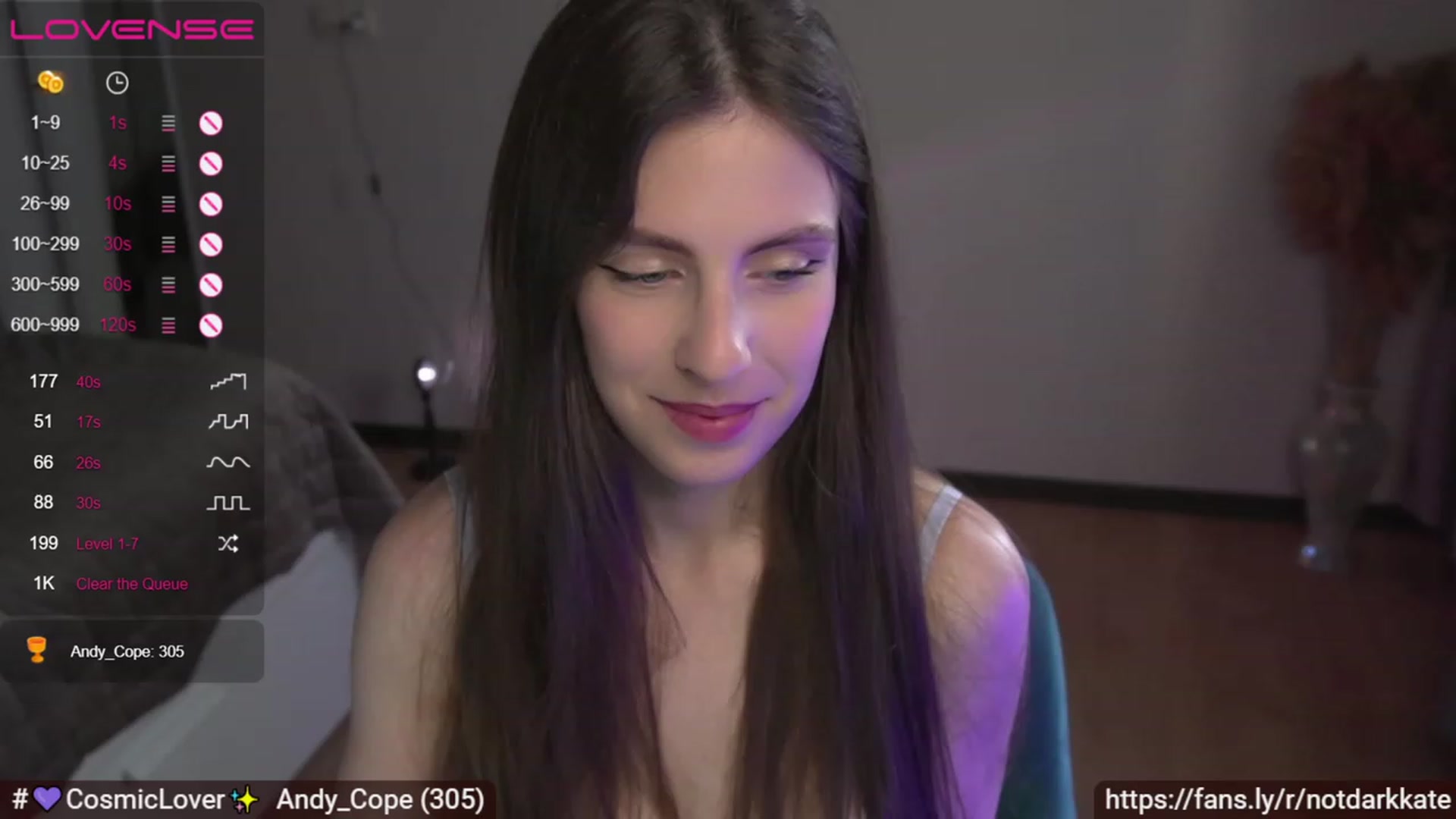 Gallery image thumbnail from DarkKate's myfreecams stream on, 07/05/2023, 04:01 image 5 of 20