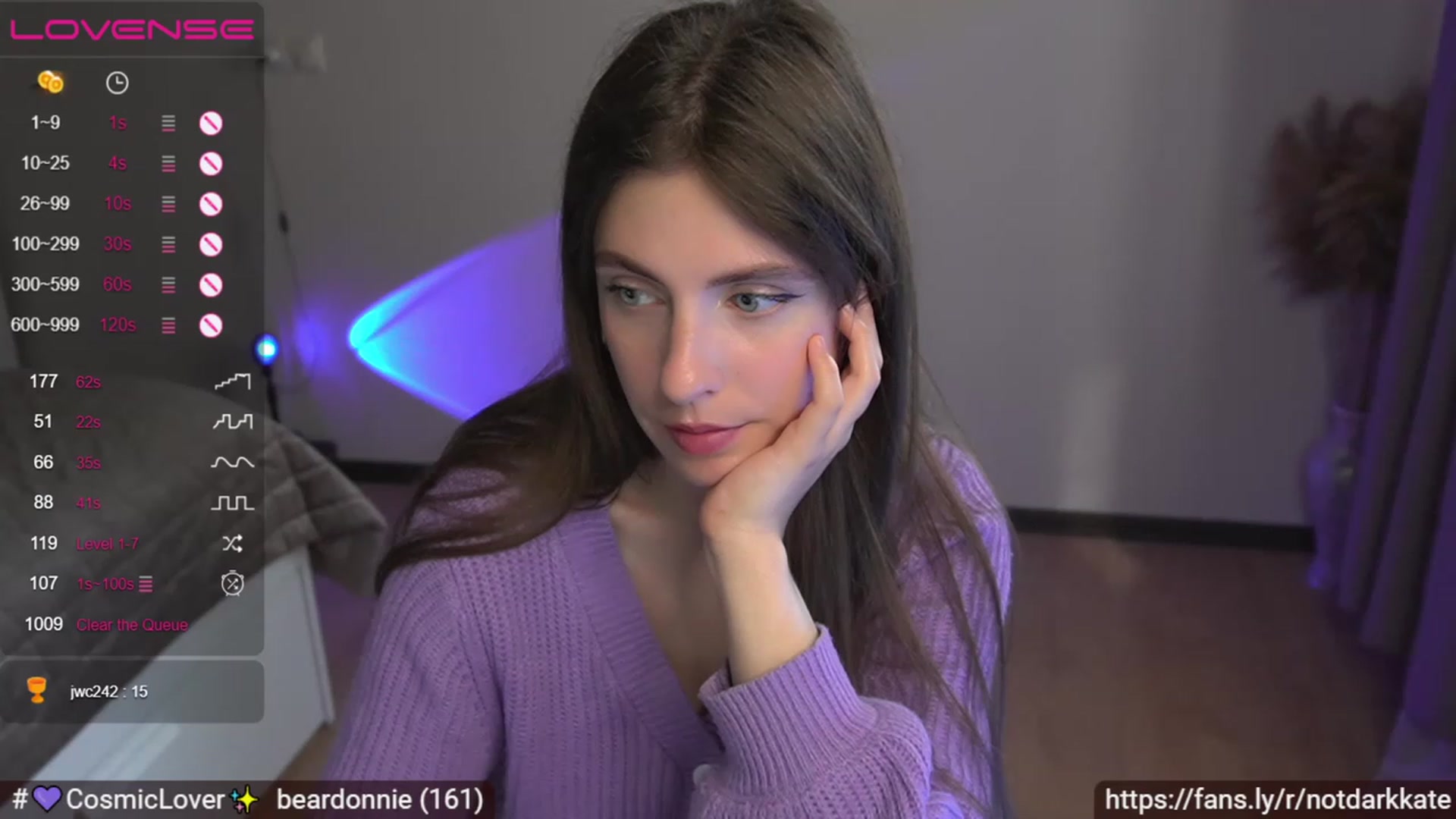 Gallery image thumbnail from DarkKate's myfreecams stream on, 08/03/2023, 04:32 image 12 of 20